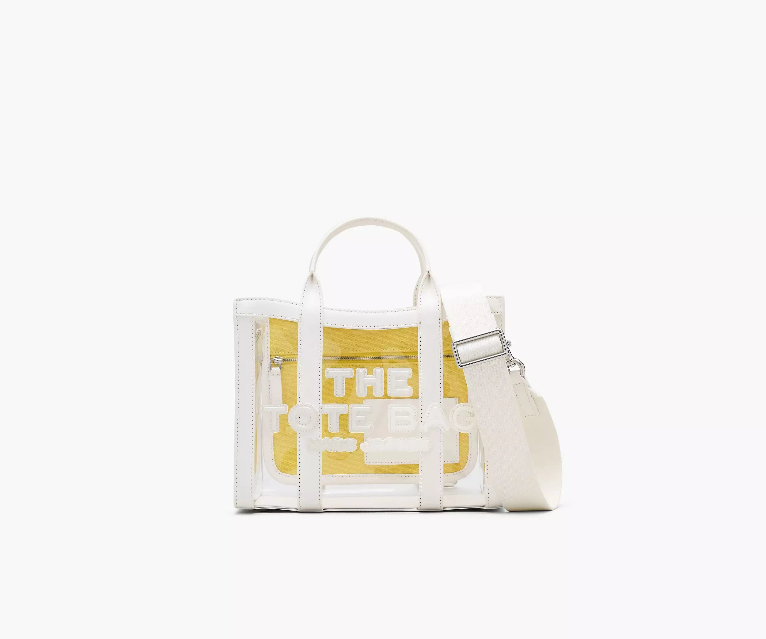 The Clear Small Tote Bag - White