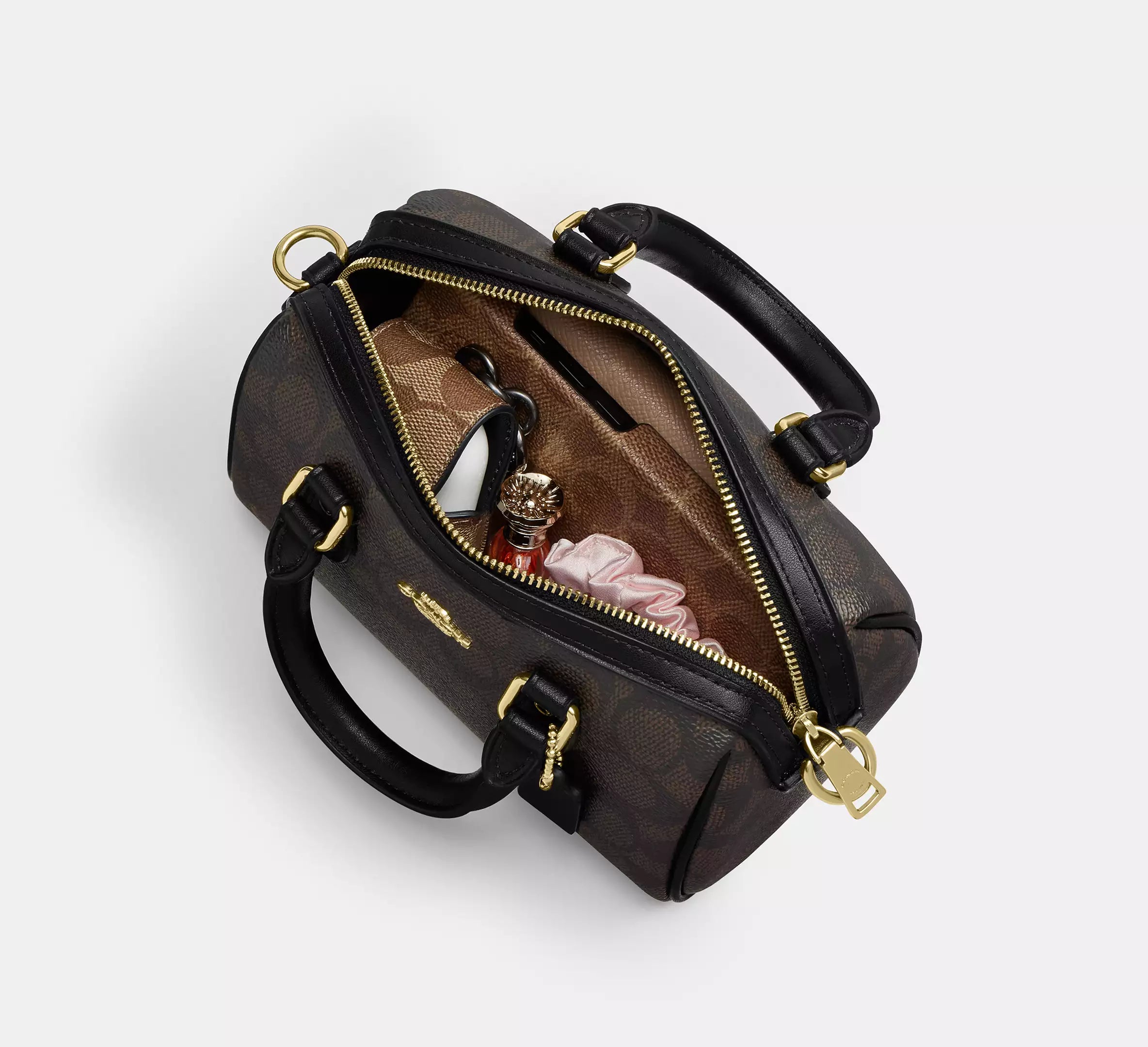 Mini Rowan Crossbody Bag In Signature Leather