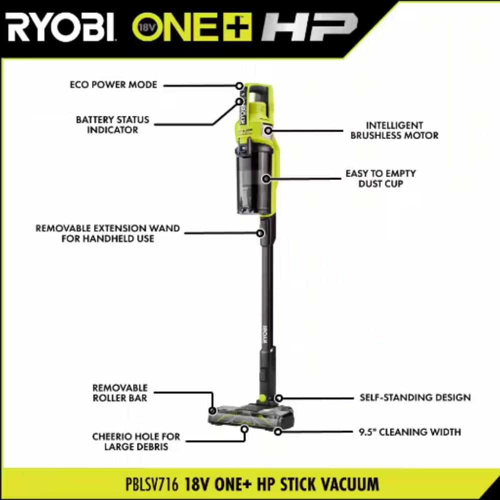 ONE+ HP 18V Cordless Pet Stick Vacuum Cleaner