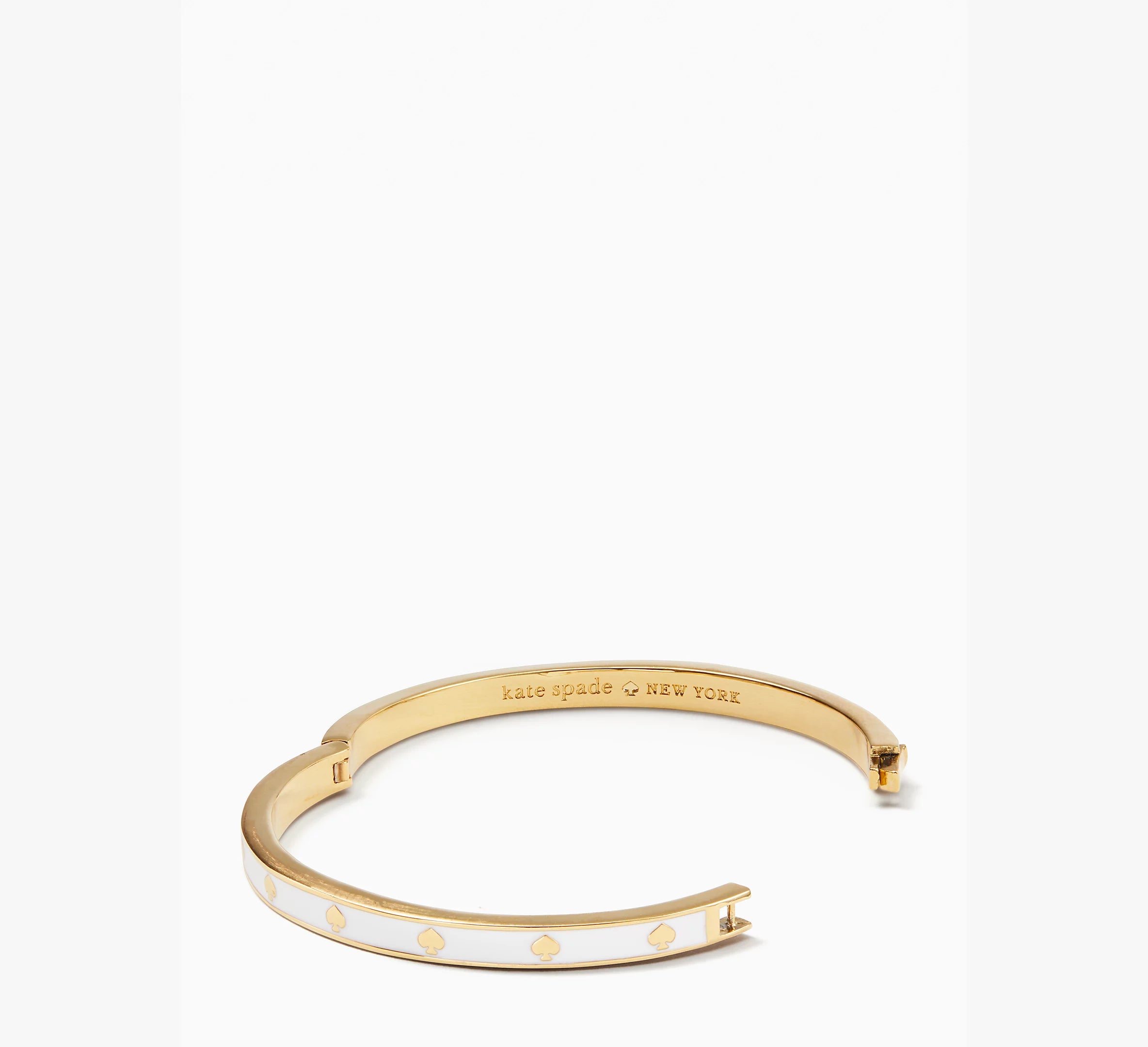Spot The Spade Enamel Hinged Bangle
