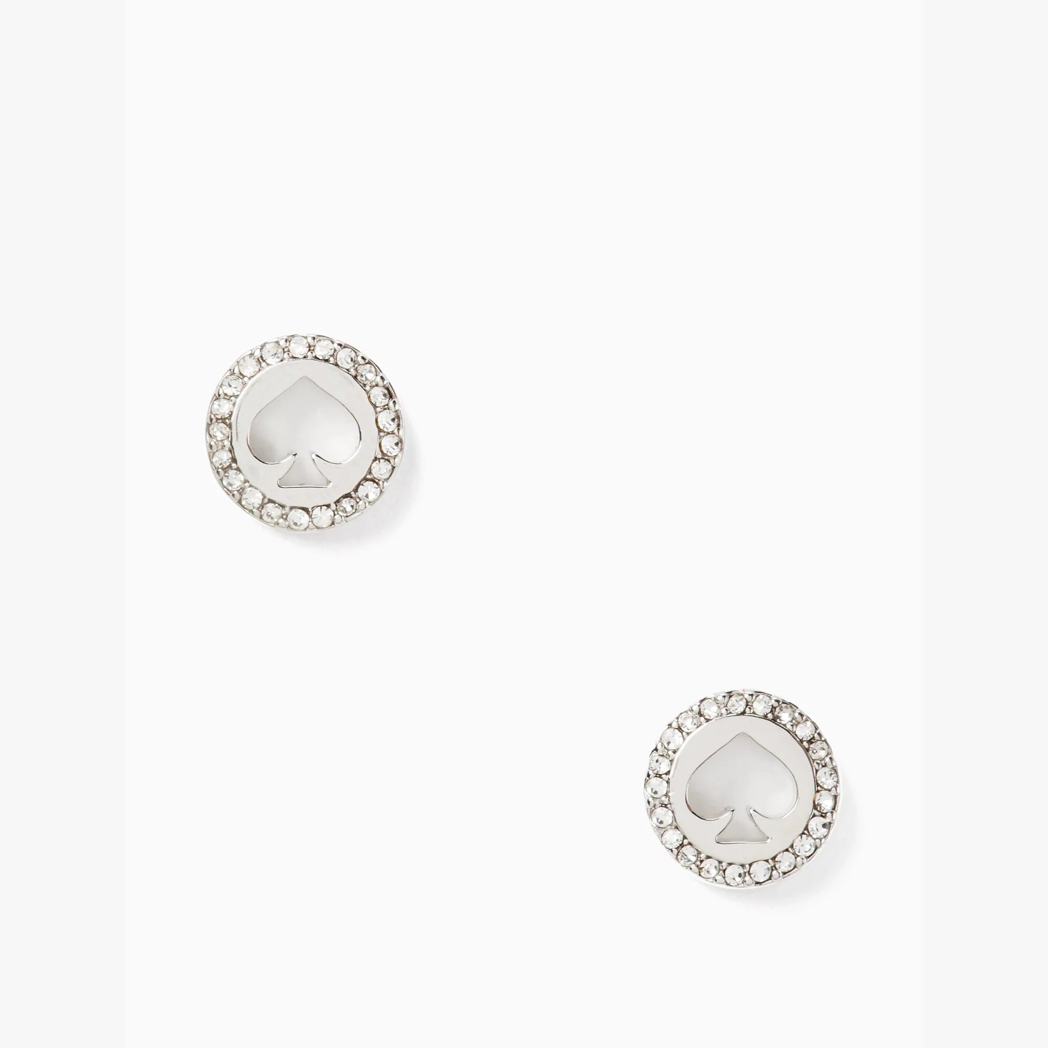 Kate Spade - Spot The Spade Pave Halo Spade Studs | Aretes para Dama