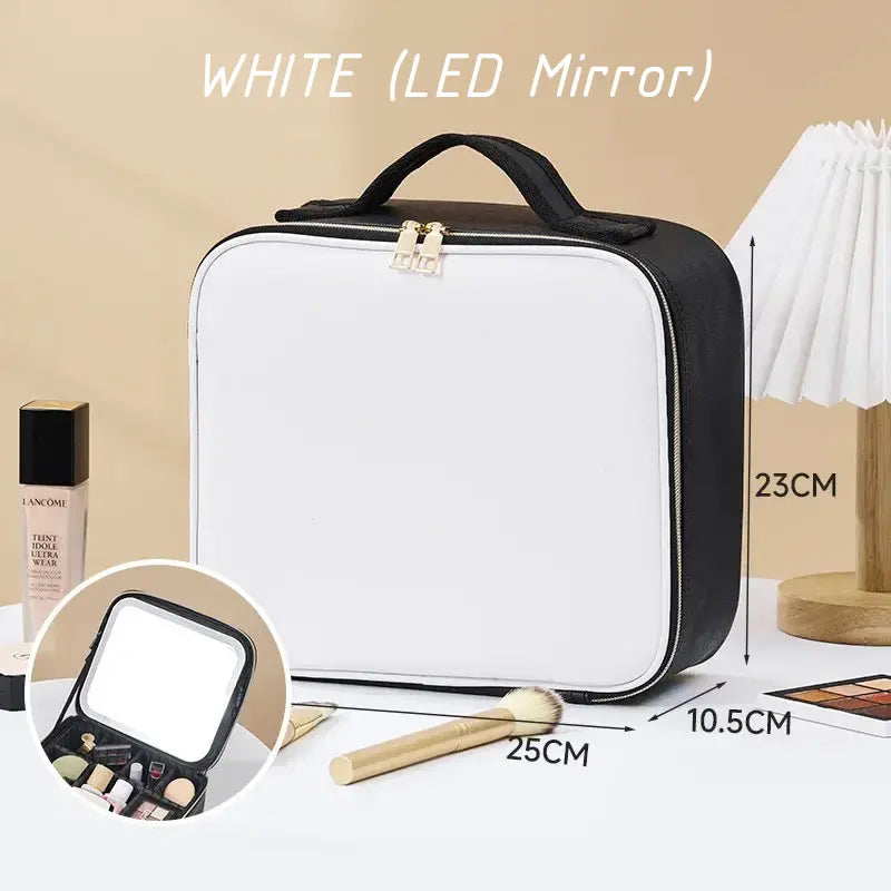Bolsa de Maquillaje con Espejo Led Travel Size