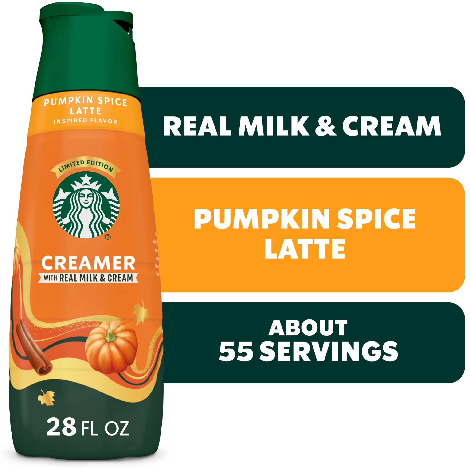 Pumpkin Spice Latte Inspired Liquid Coffee Creamer