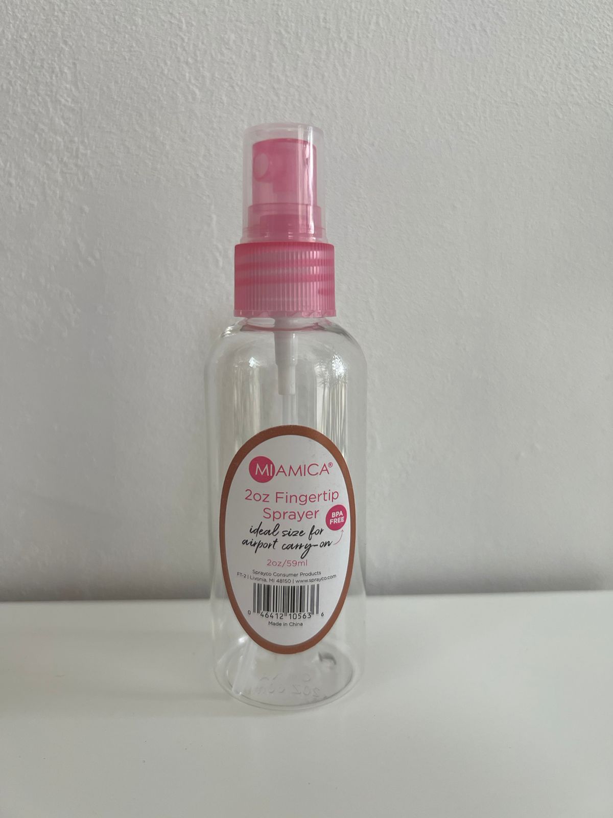 Botella apta para llevar en el avión 30 ml (VACÍA)