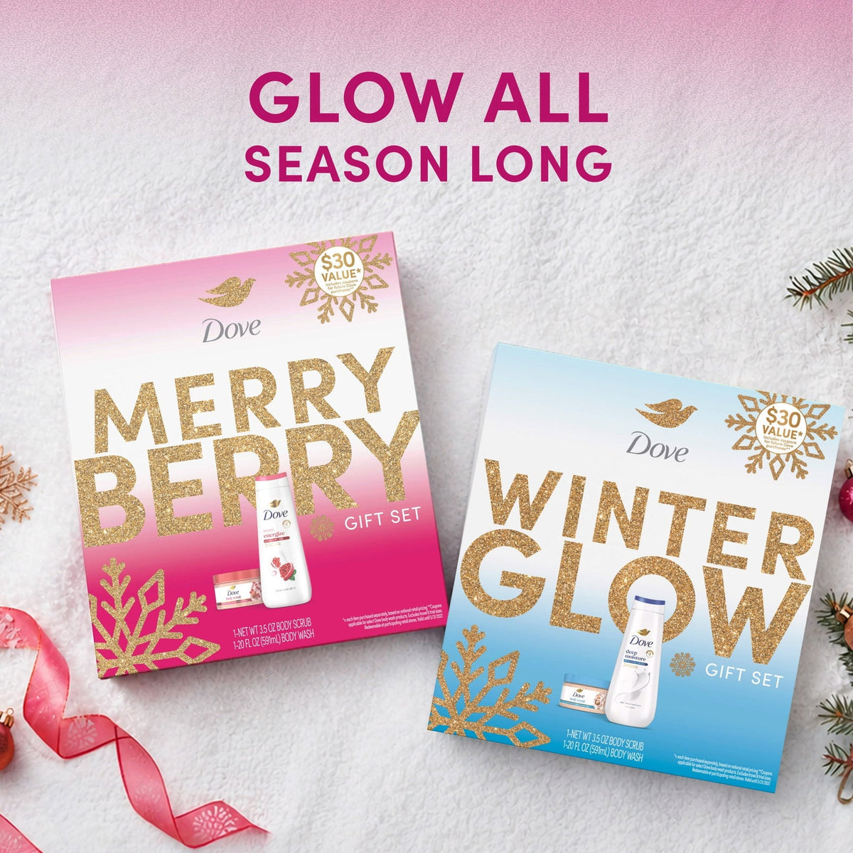 Dove Merry Berry Gift Set, fotografía 6 de 8 del set navideño