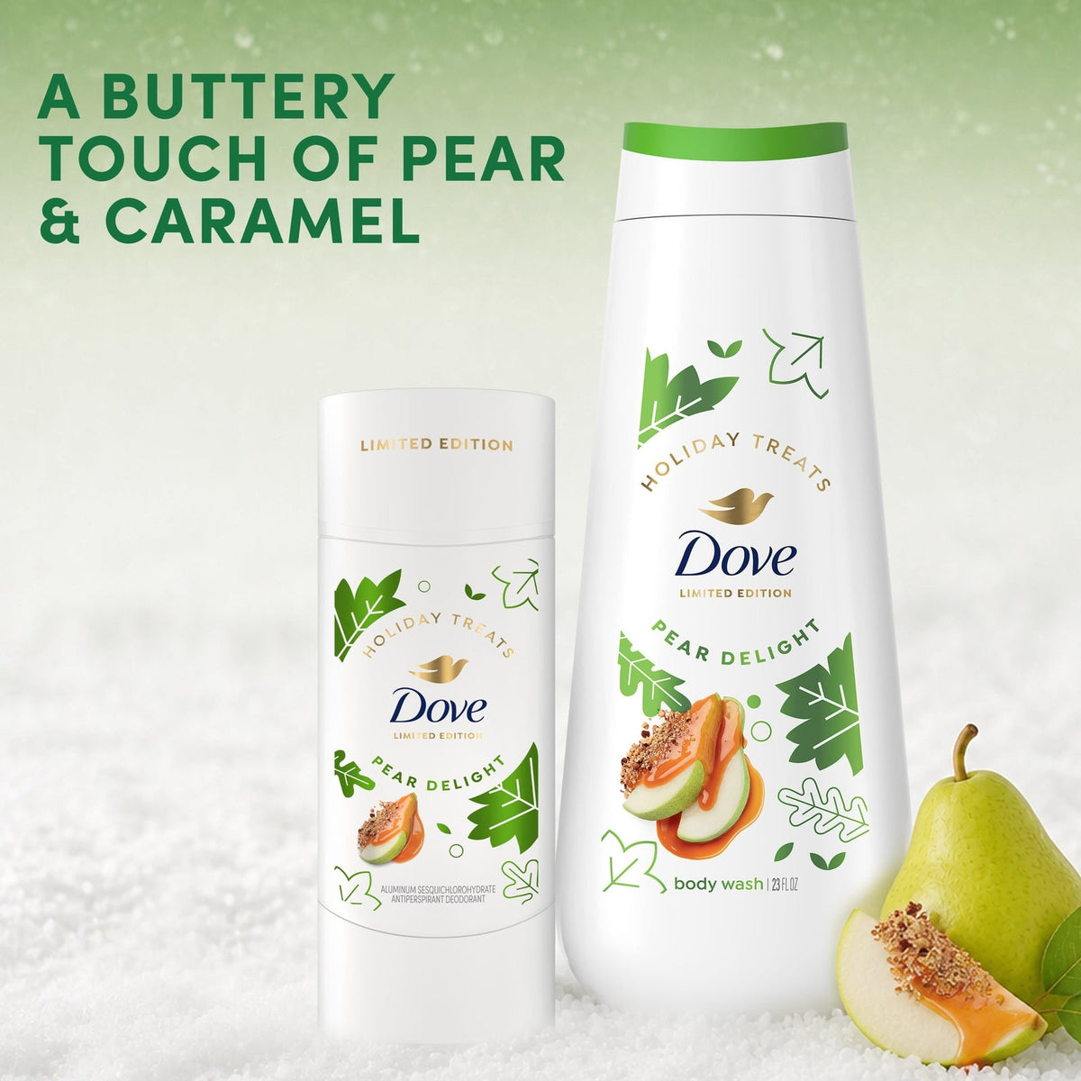Dove Pearfectly Cozy Gift Set, fotografía 4 de 9 del set navideño