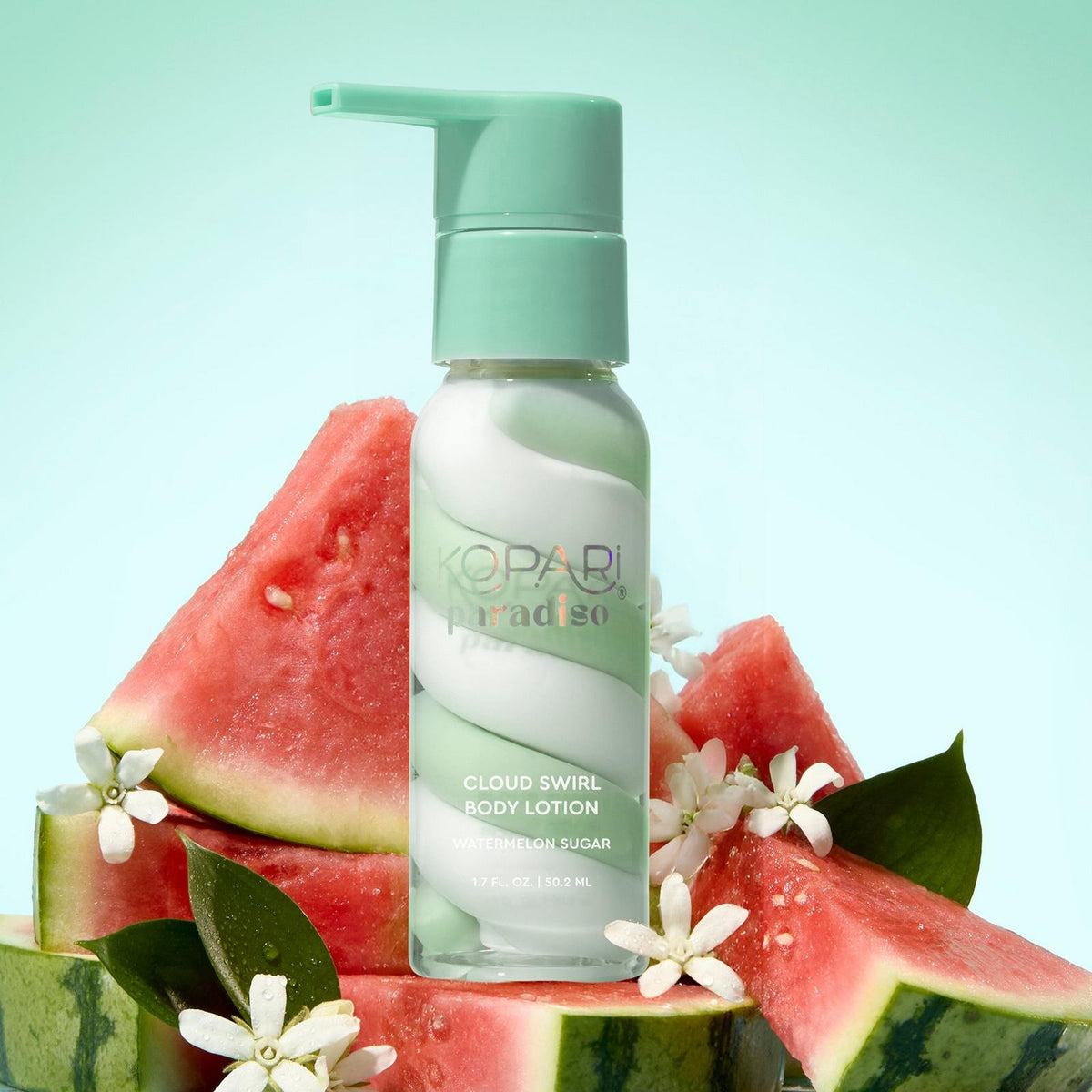 Kopari Cloud Swirl Body Lotion Coconut Cream, loción con notas de coco, vainilla y sándalo
