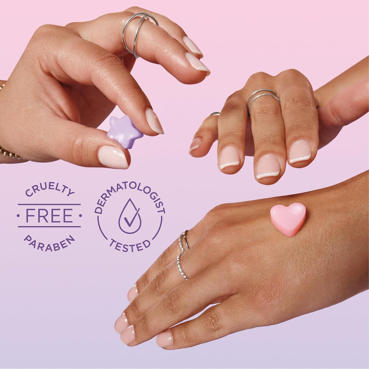 Jergens Lavender Lotion Bursts envase portátil de crema corporal con fragancia lavanda