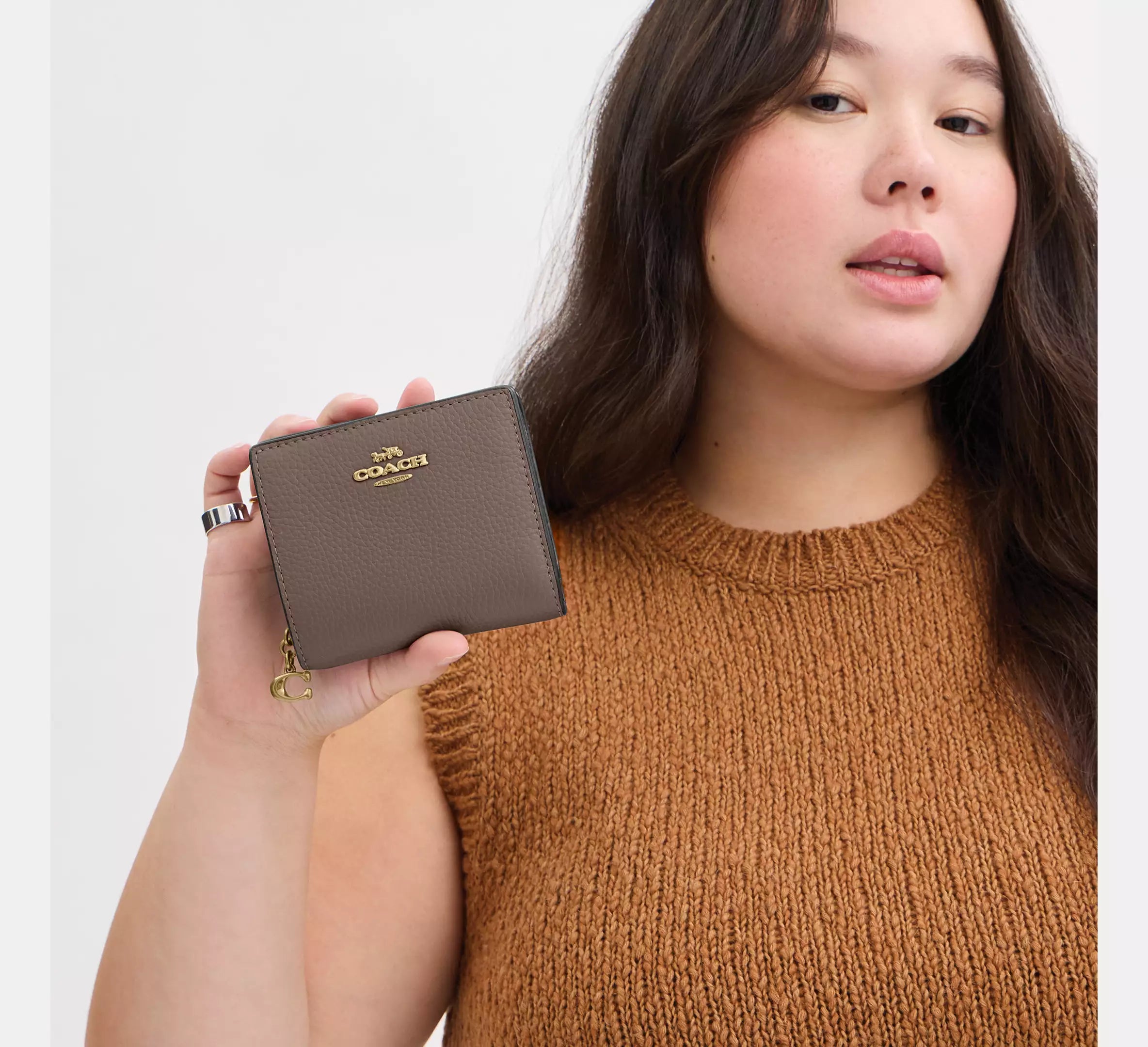 Snap Wallet - Pebbled Leather