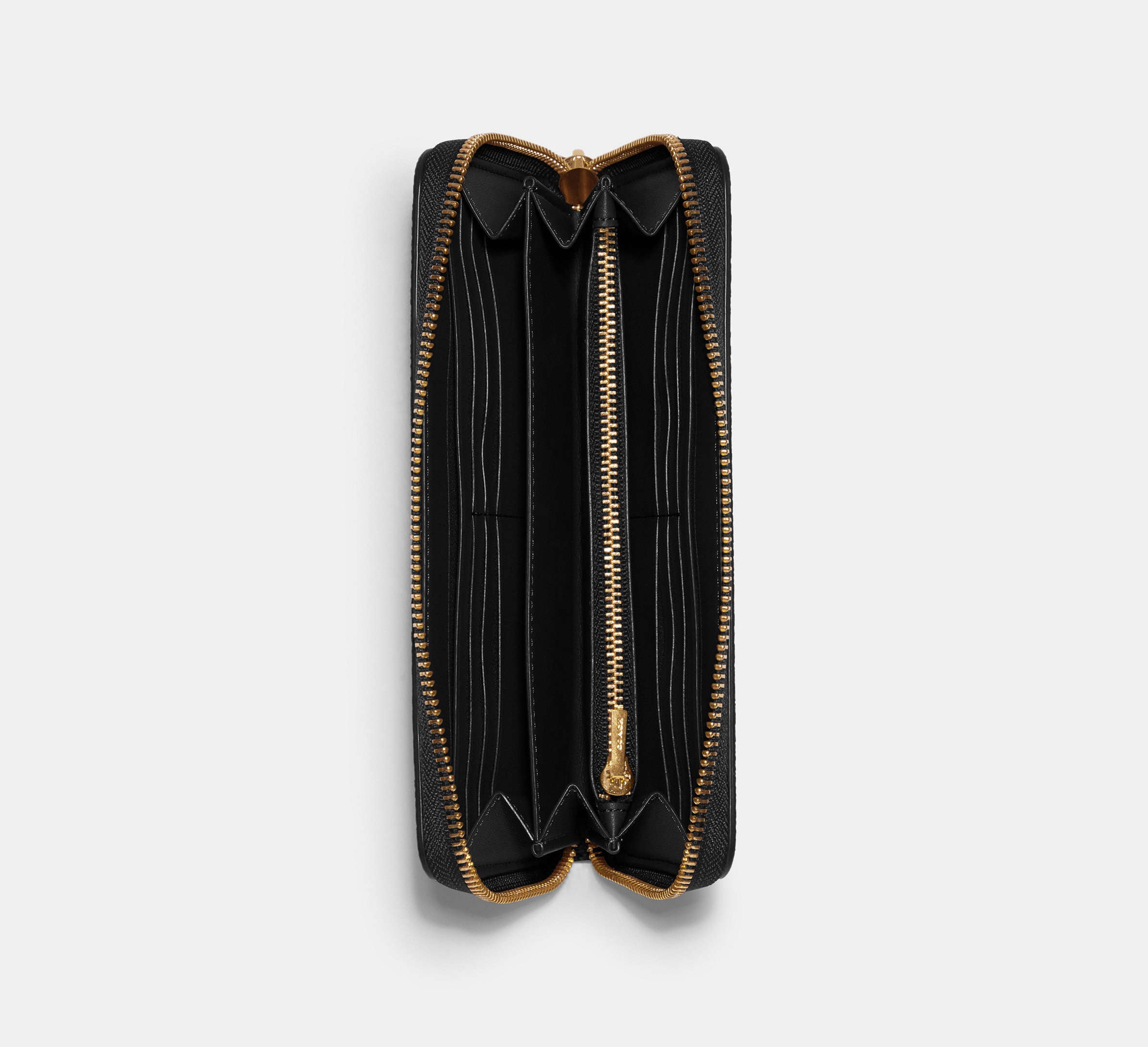 Long Zip Around Wallet In Signature Canvas