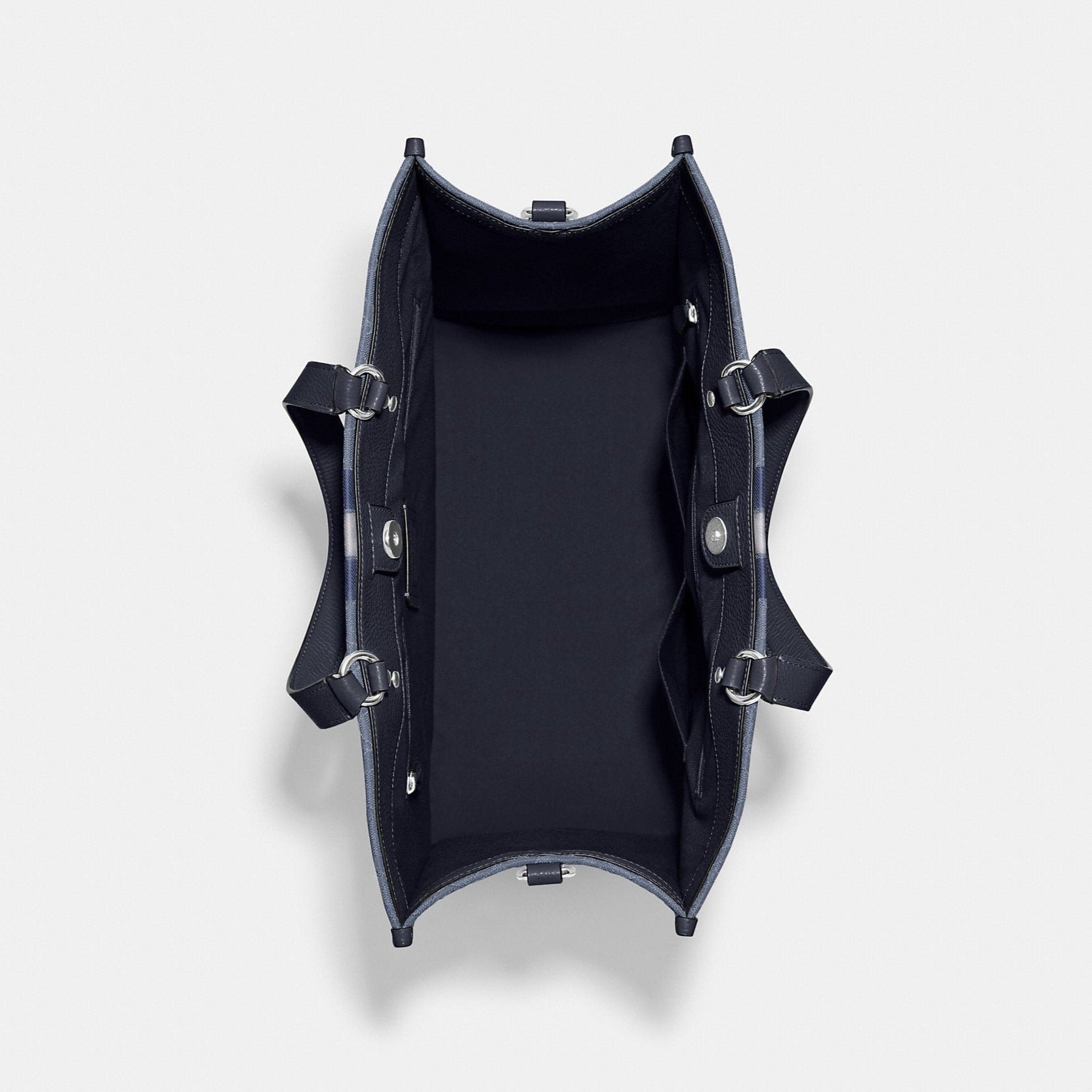 Dempsey Tote 40 In Signature Jacquard With Stripe And Coach Patch