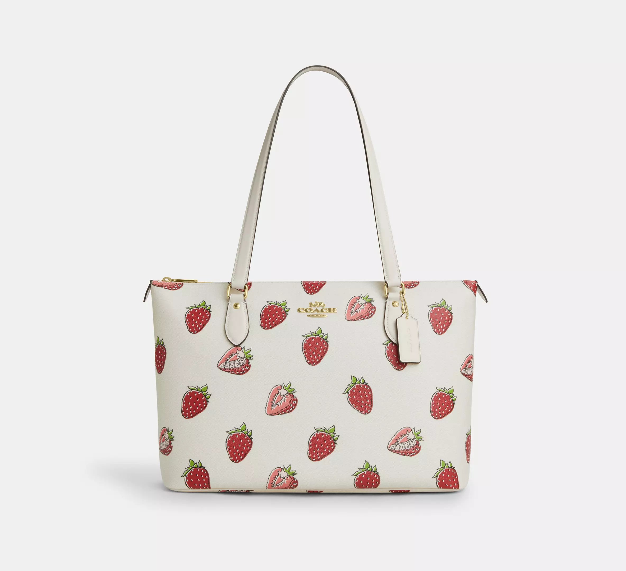 Coach - Gallery Tote Bag Strawberry Print | Bolsa Tote con Estampado de Fresas