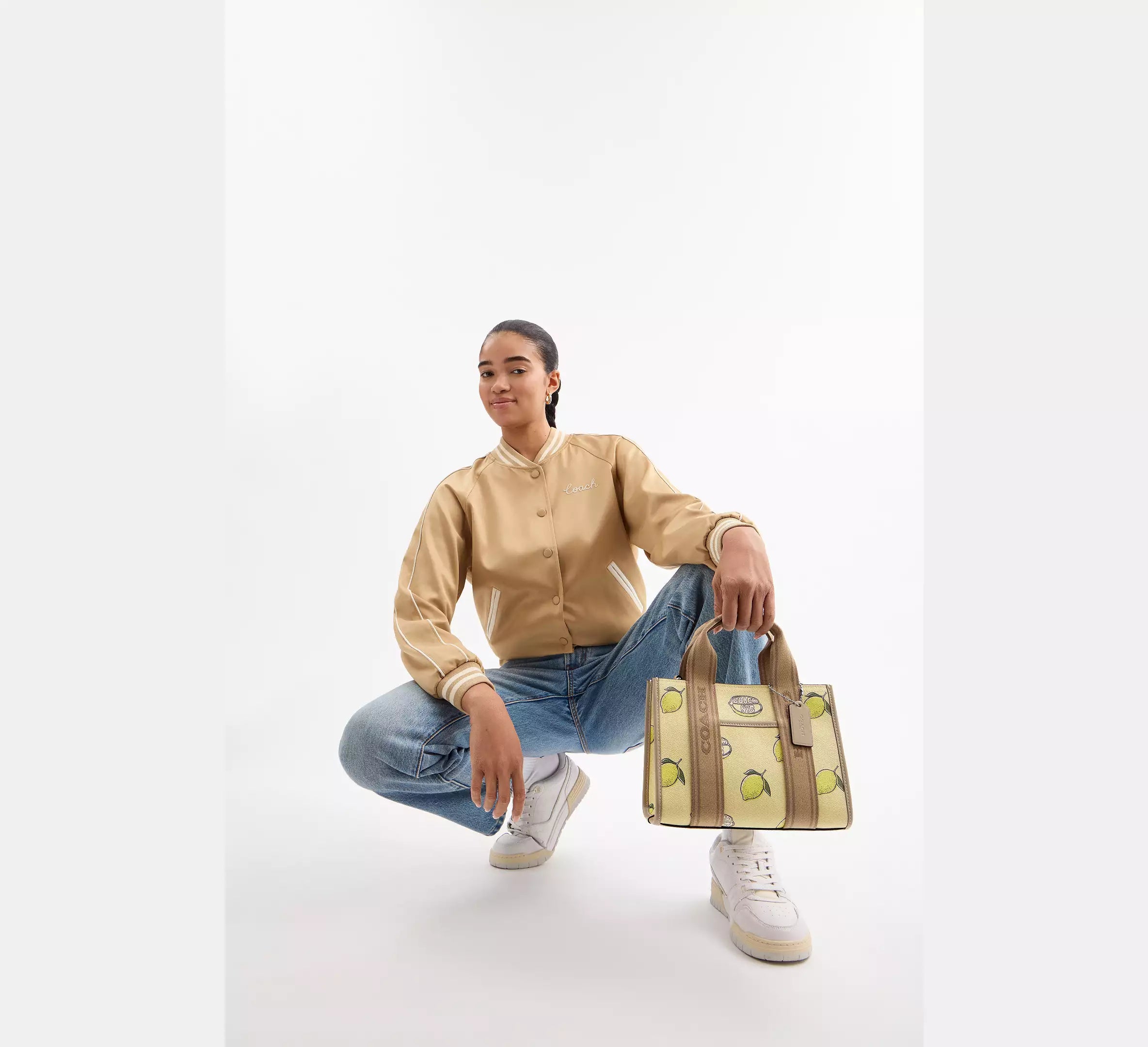 Smith Tote Bag 24 With Lemon Print