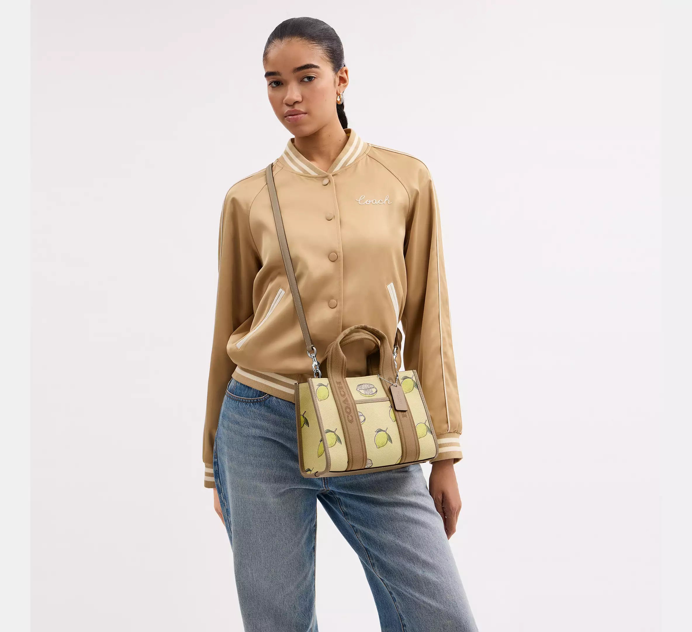 Smith Tote Bag 24 With Lemon Print