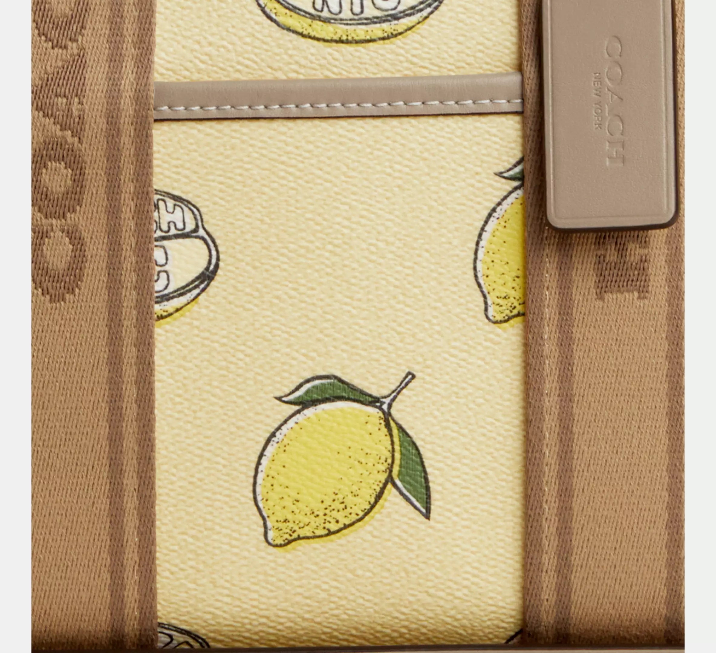 Smith Tote Bag 24 With Lemon Print
