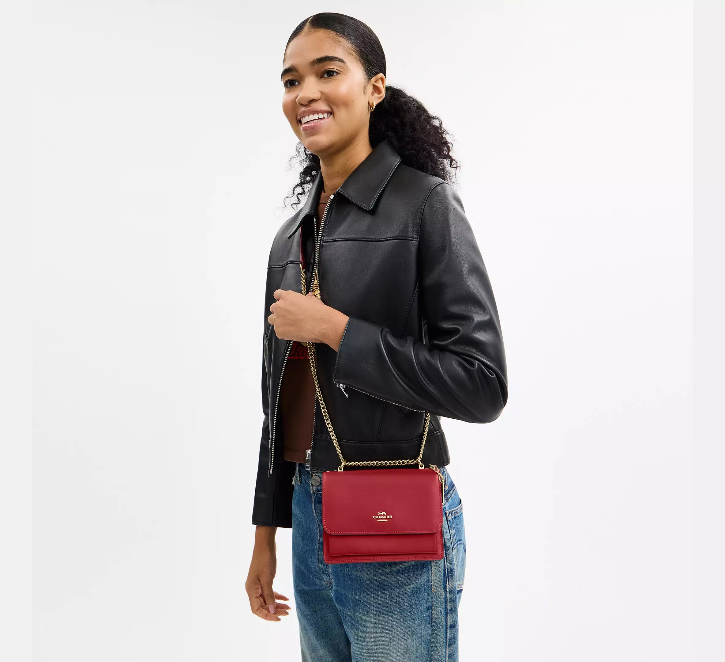 #color_CMKC Calf Leather Gold/True Red