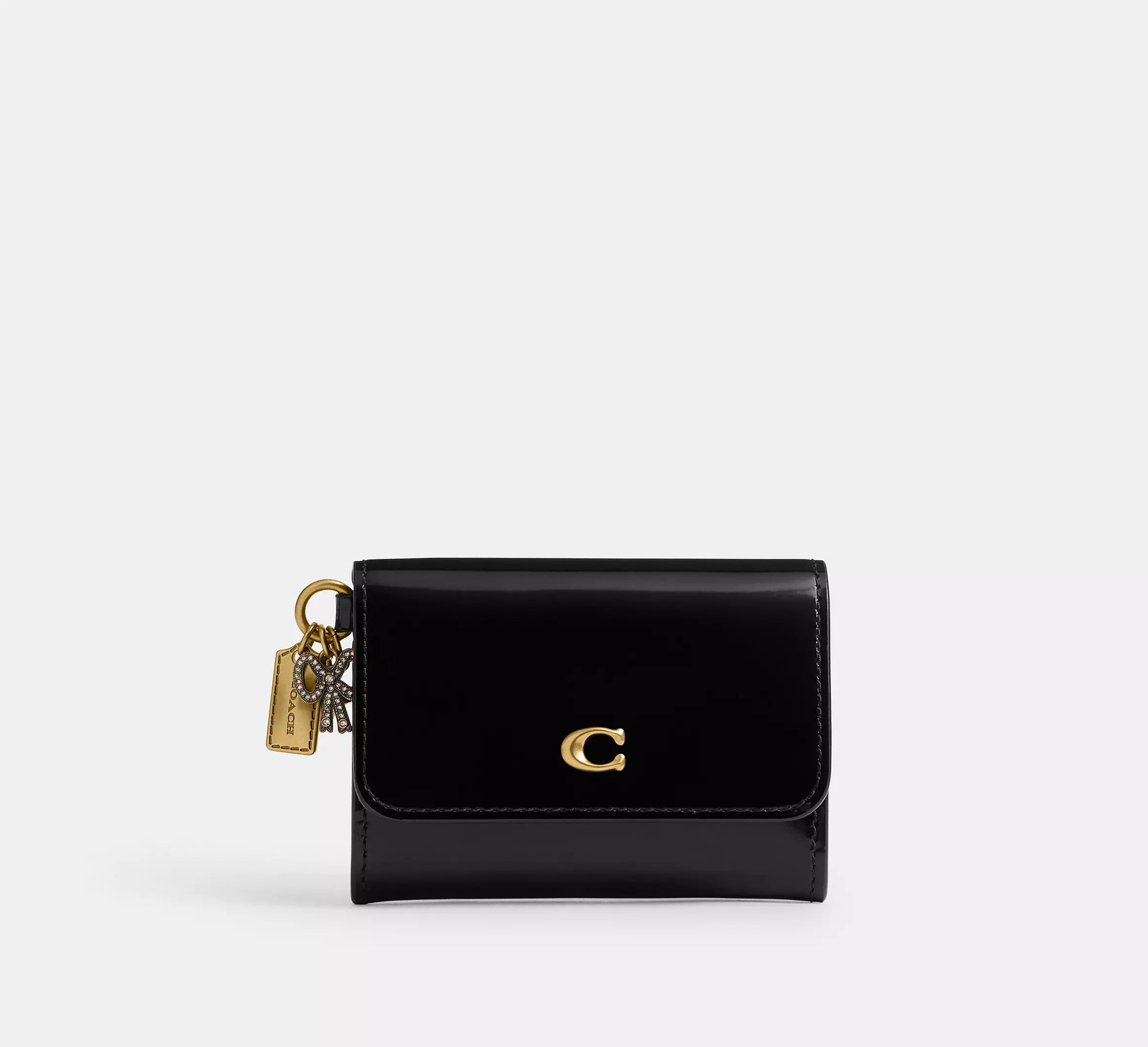 Essential Flap Card Case With Charms