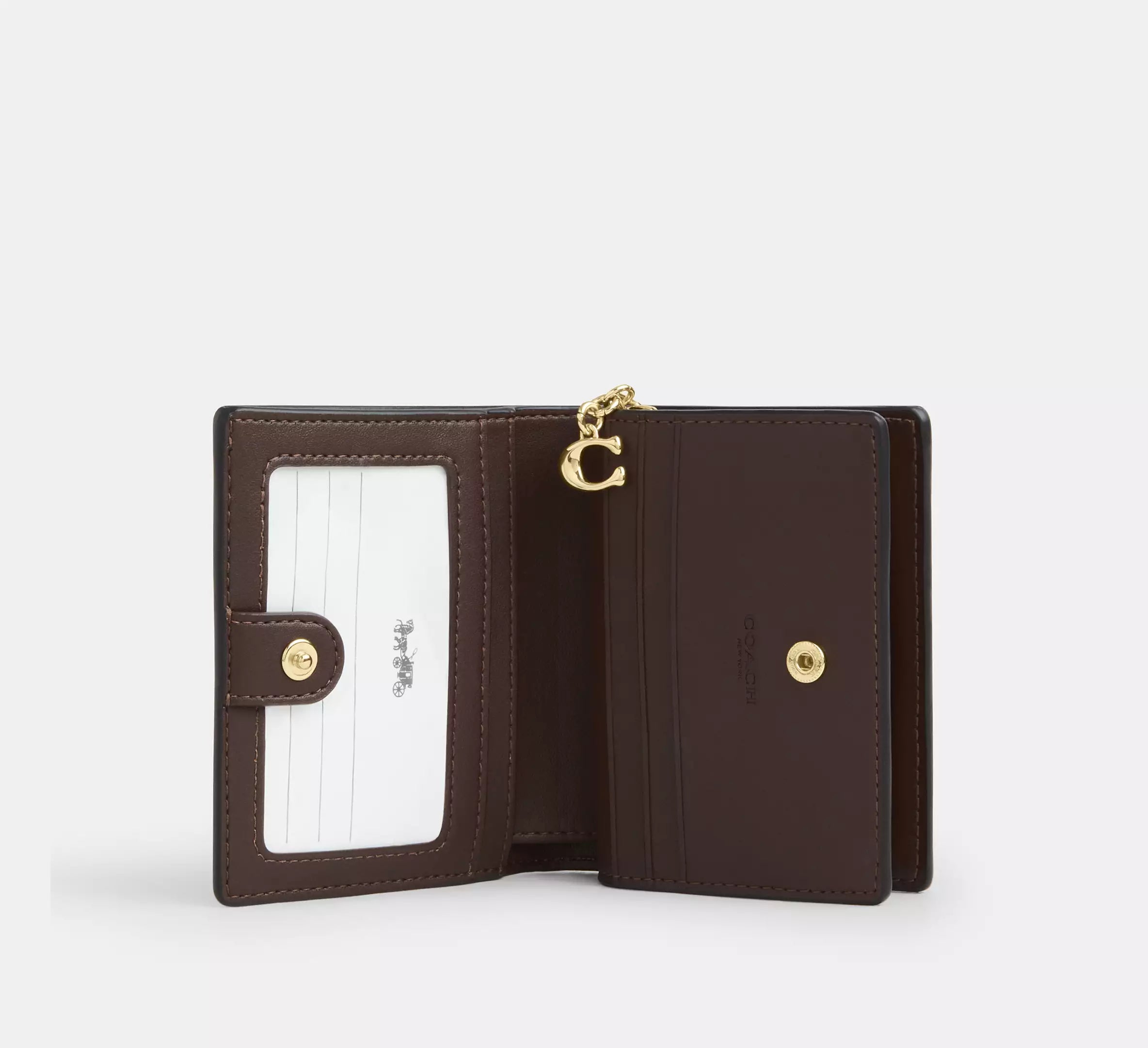 Snap Wallet In Ombre Signature Canvas