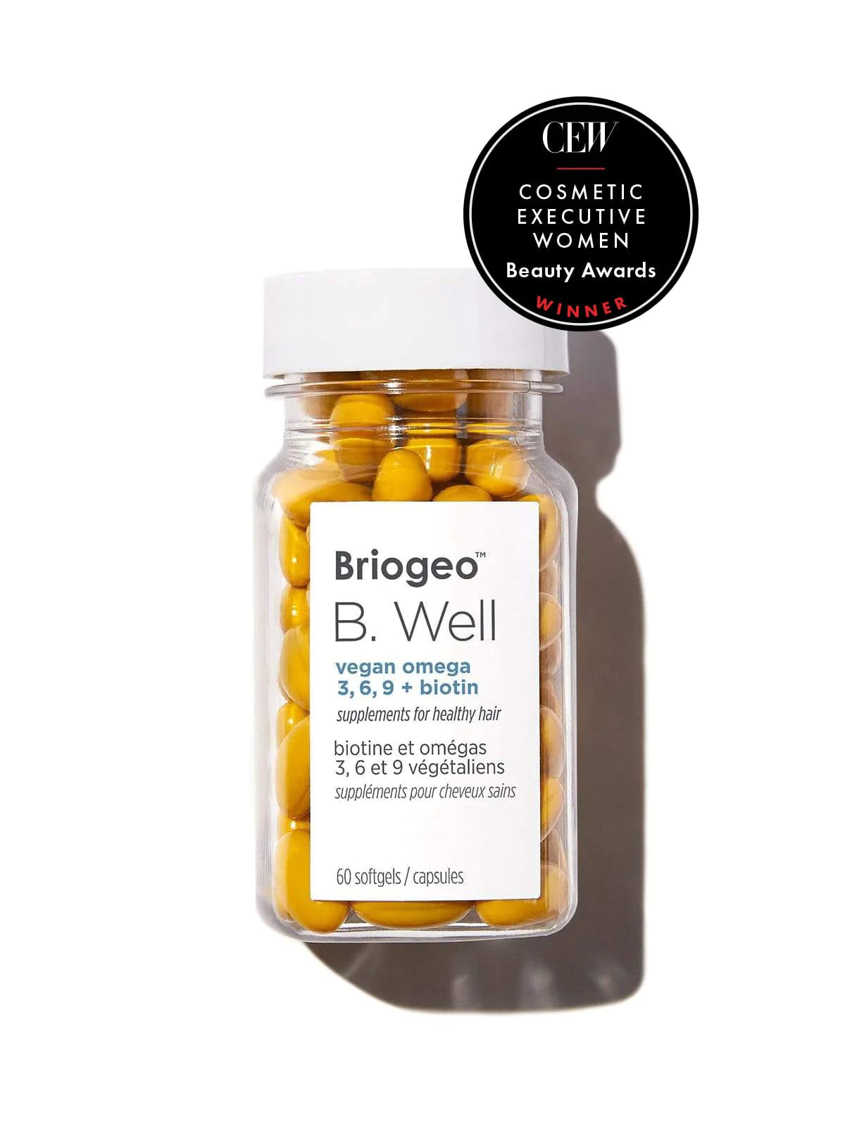 Vegan Omega 3, 6, 9 + Biotin Supplements For Healthy Hair† (1 Month Supply)