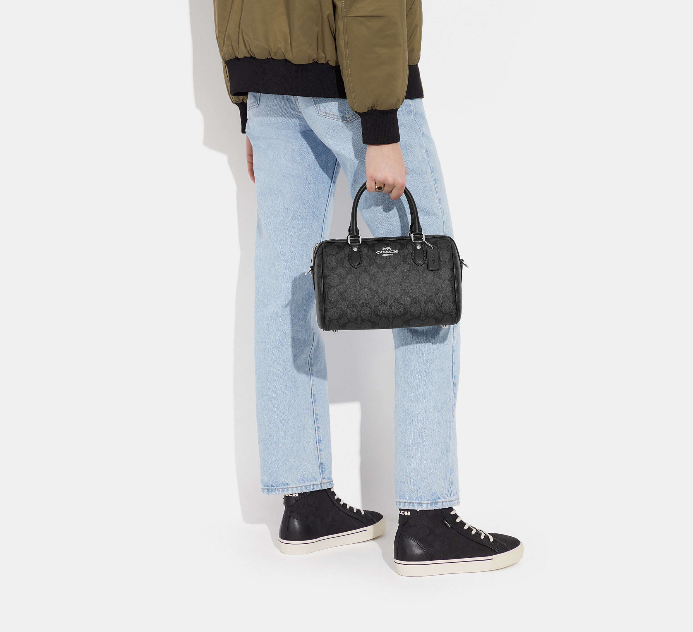 Rowan Satchel In Signature Canvas