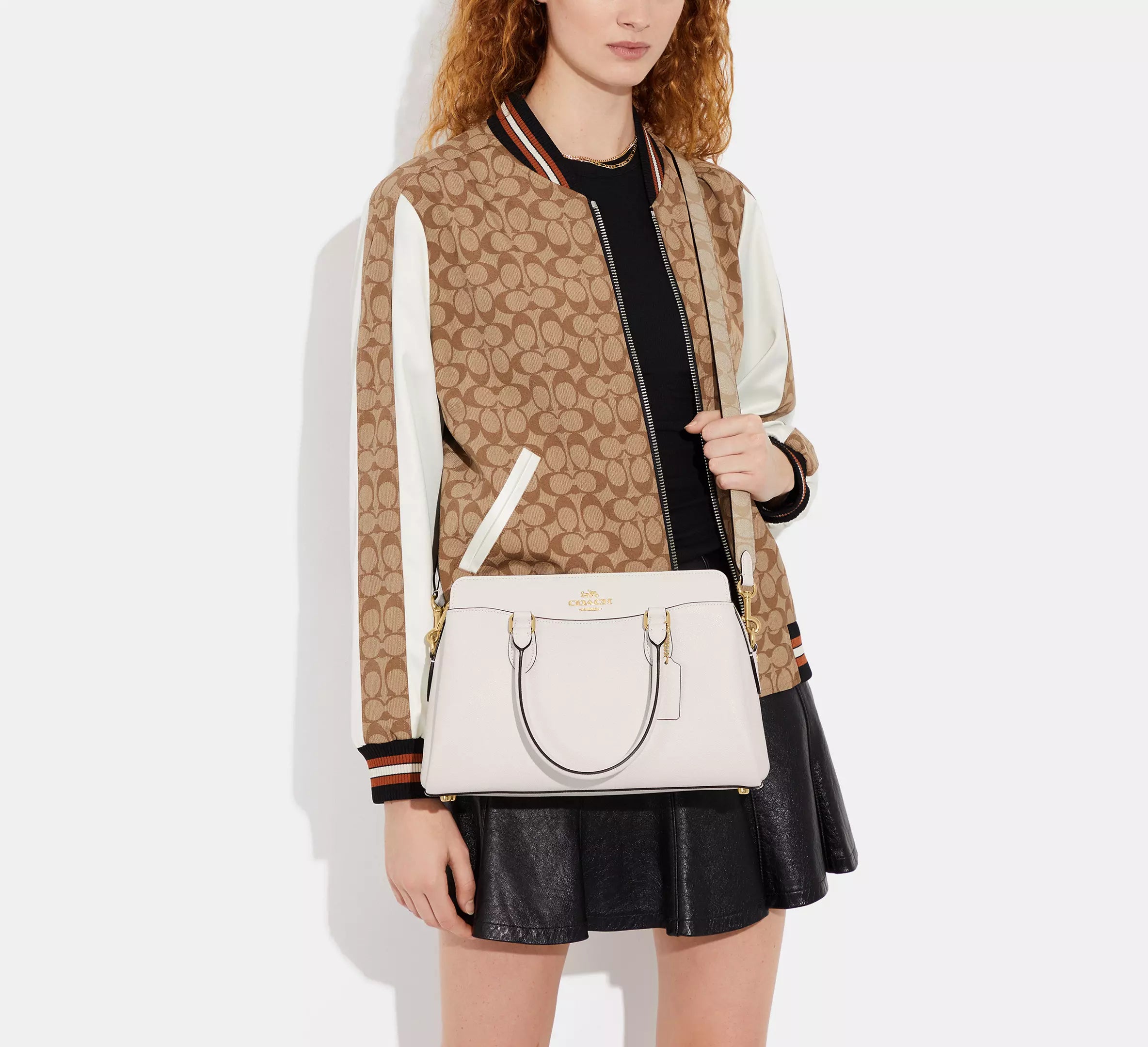 Darcie Carryall Bag With Signature Canvas Detail