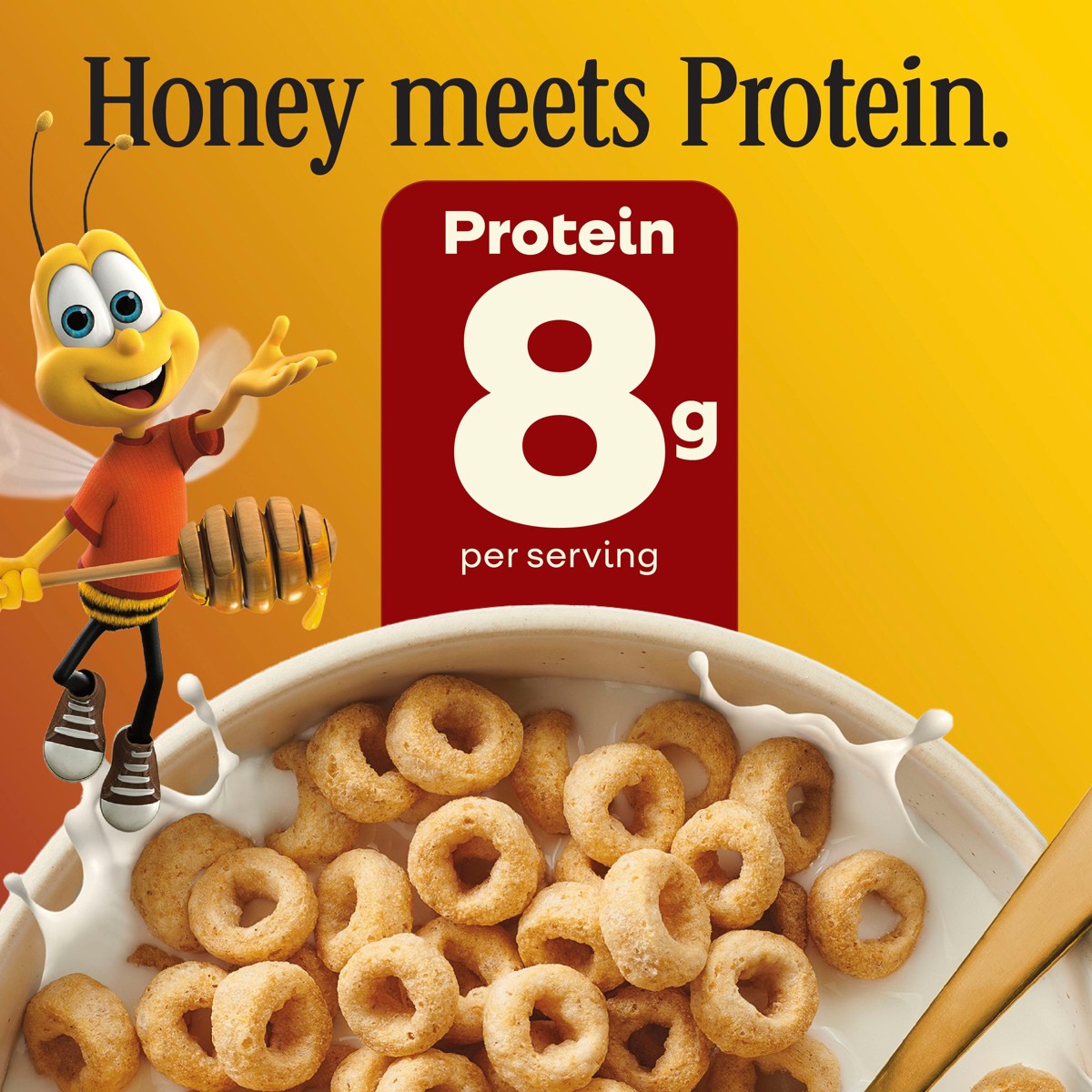 Cheerios Protein Honey Nut 14 oz imagen del producto 2