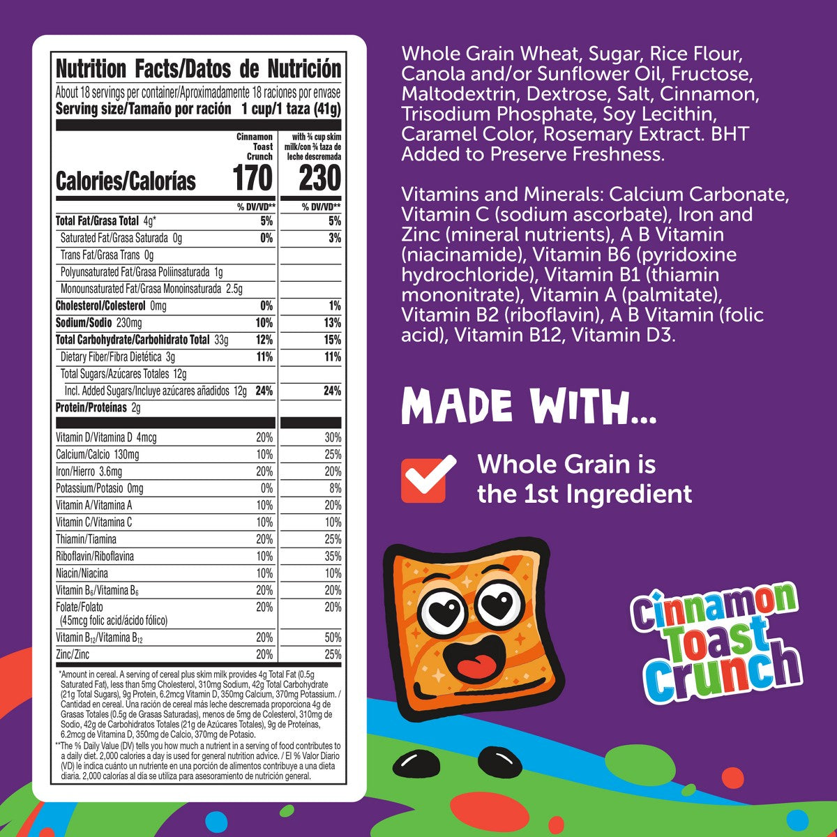 Cinnamon Toast Crunch cereal 27 oz / 765 g #tamaño_27 oz / 765 g
