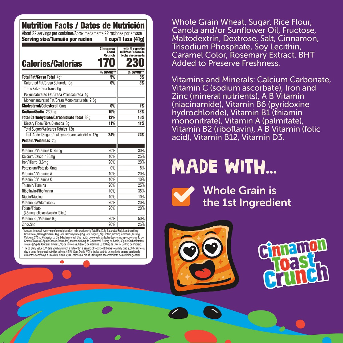 Cinnamon Toast Crunch cereal 32 oz / 907 g #tamaño_32 oz / 907 g