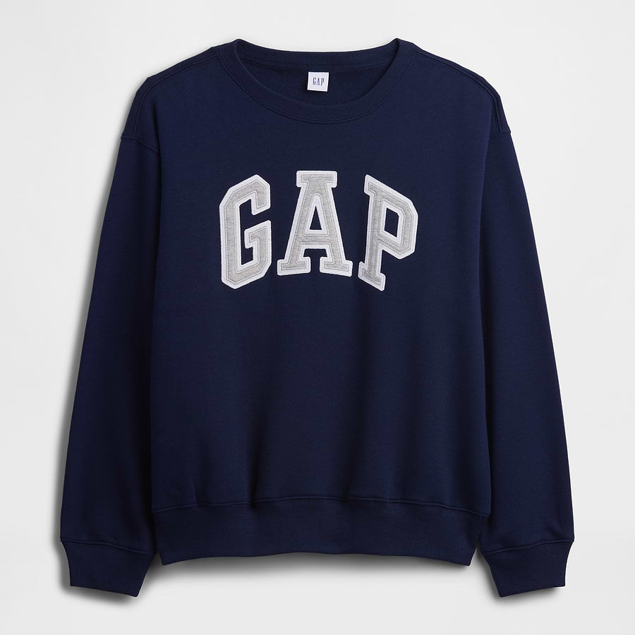 Sudadera GAP Navy uniform extendida, vista frontal #color_GAP Navy uniform