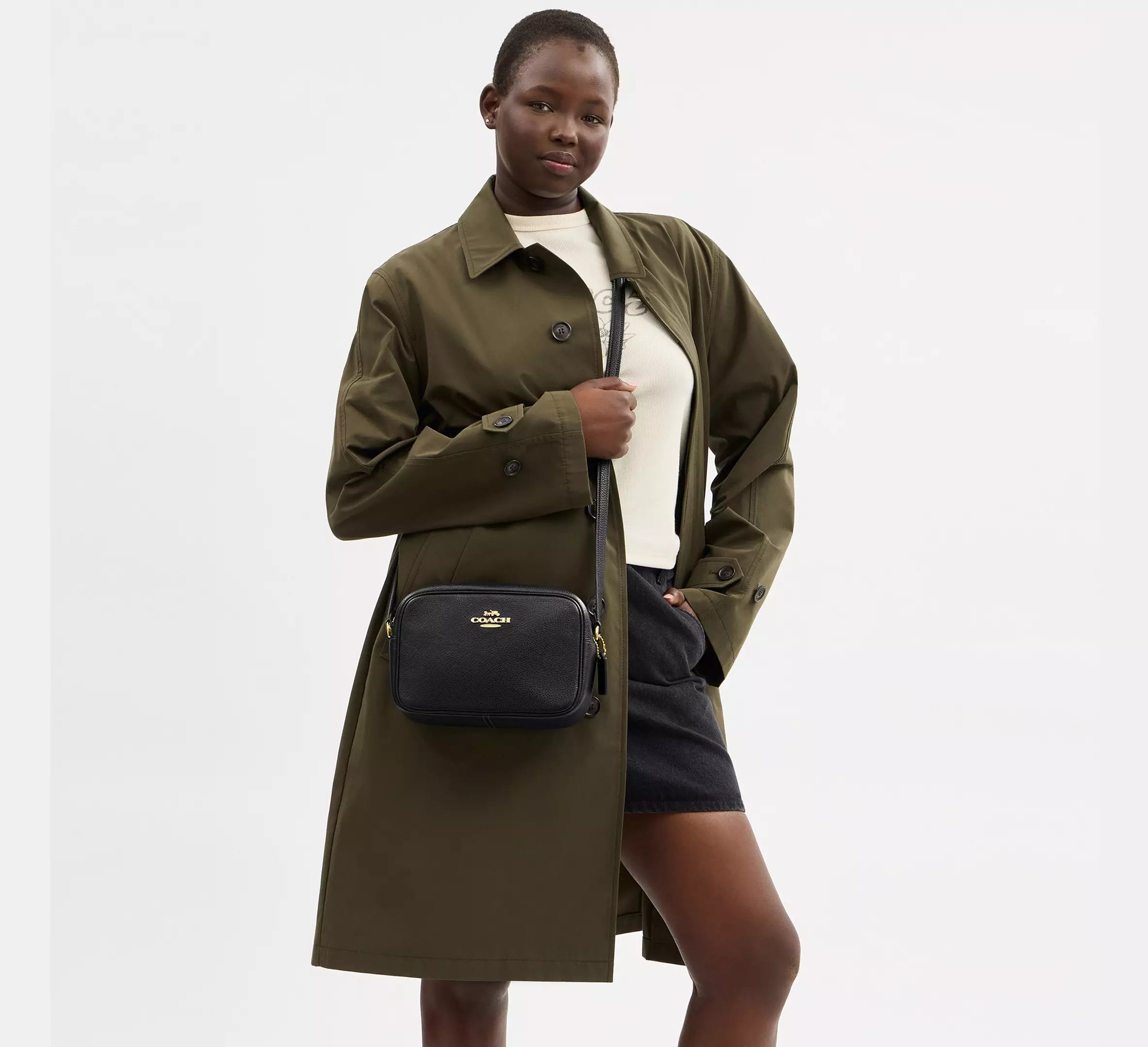 Jamie Camera Bag - Pebbled Leather