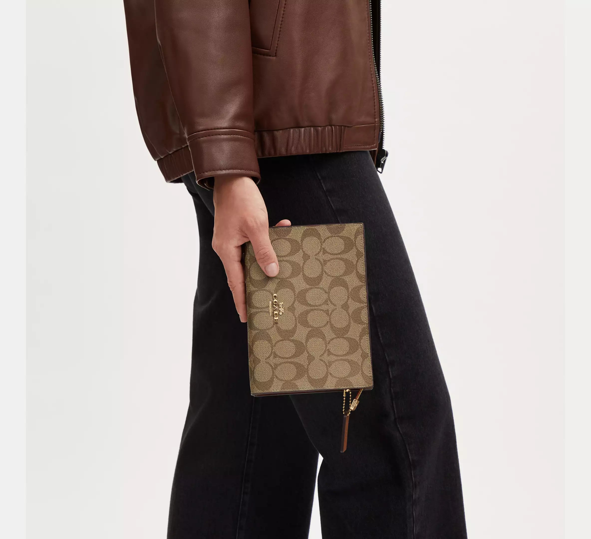 Slim Crossbody In Signature Canvas