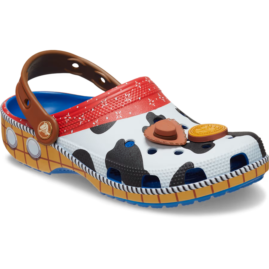Crocs Woody Classic Clog con detalle Andy en la plantilla interior.