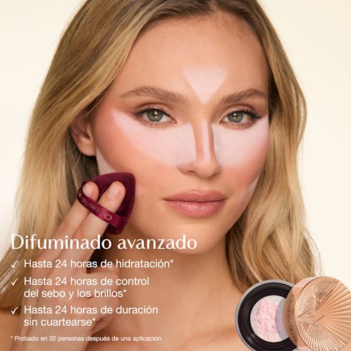 Charlotte Tilbury Airbrush Flawless Blur Loose Setting Powder efecto AIRbrush y beneficios