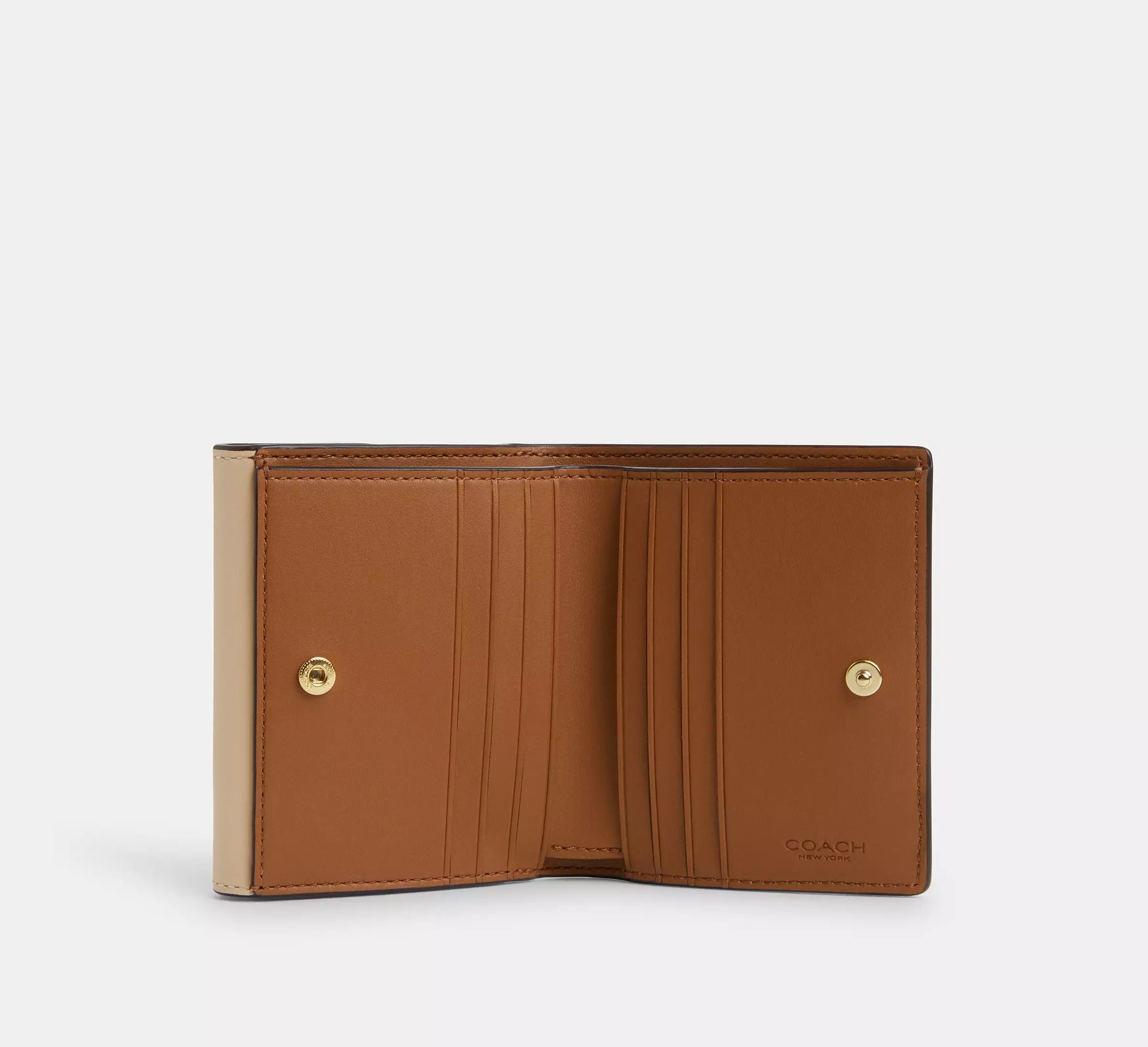 Small Morgan Wallet In Blocked Signature Canvas