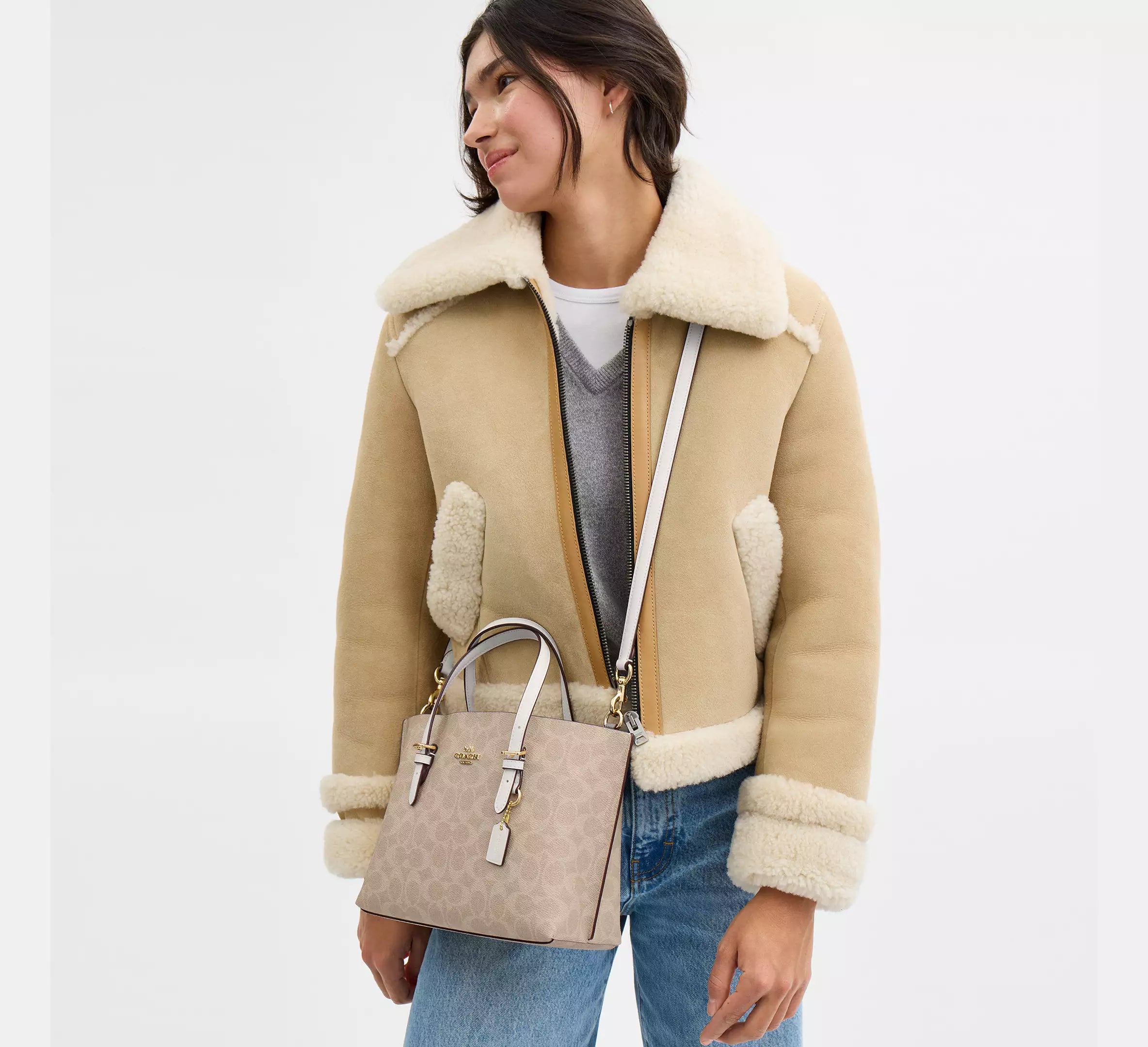 Mollie Tote 25 In Signature Canvas