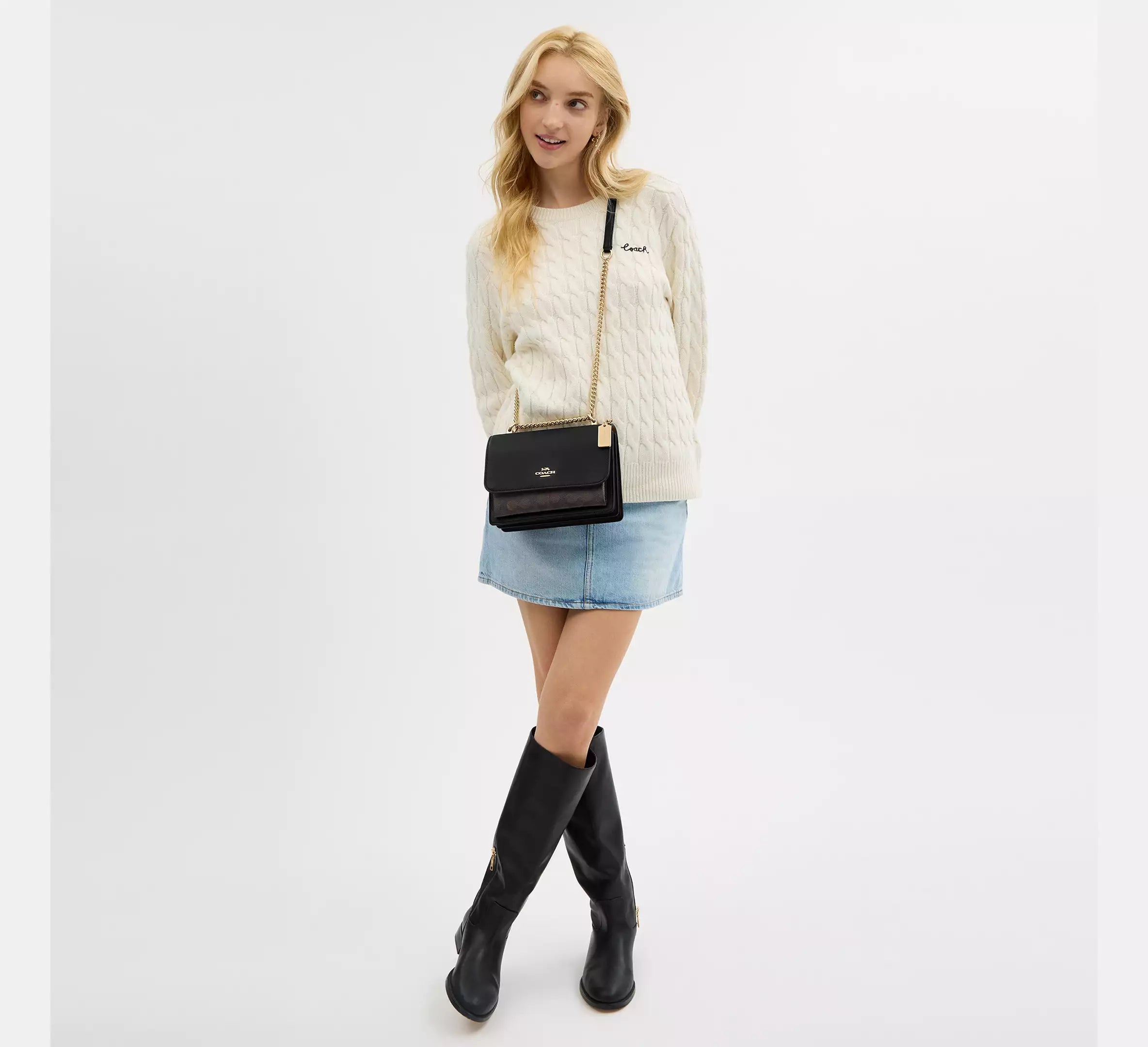 Klare Crossbody In Signature Canvas