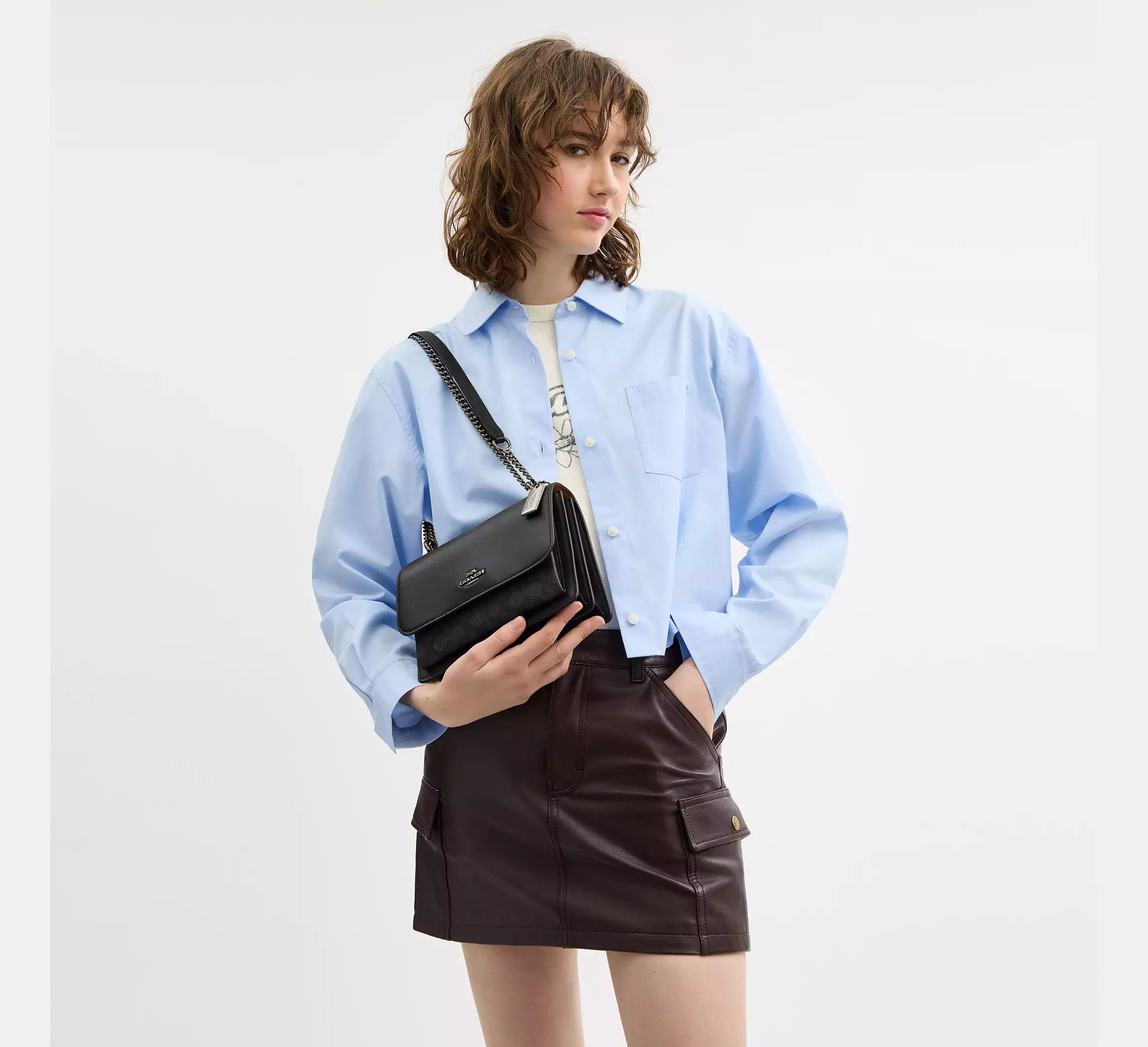 Klare Crossbody In Signature Canvas