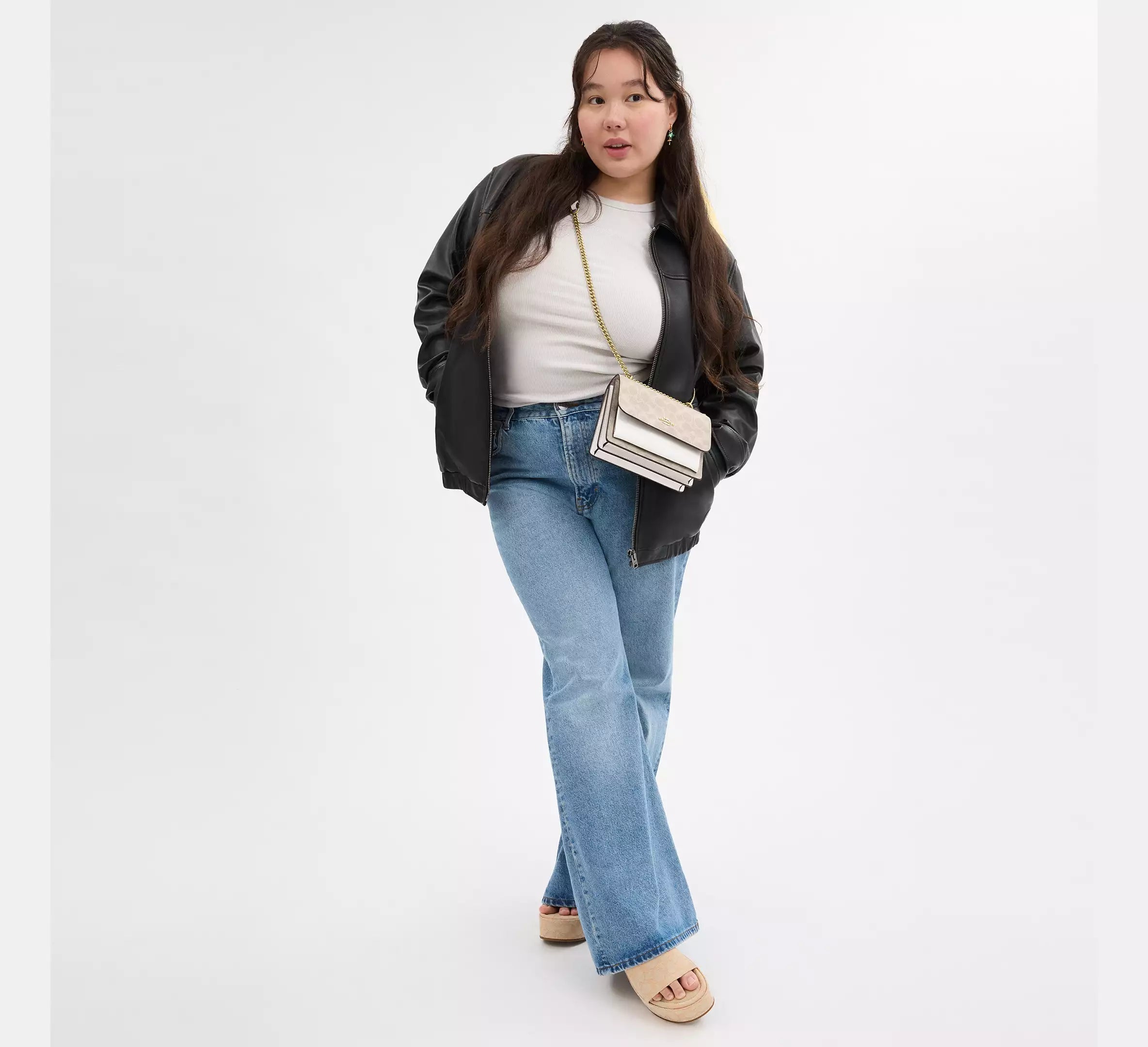 Mini Klare Crossbody In Signature Canvas