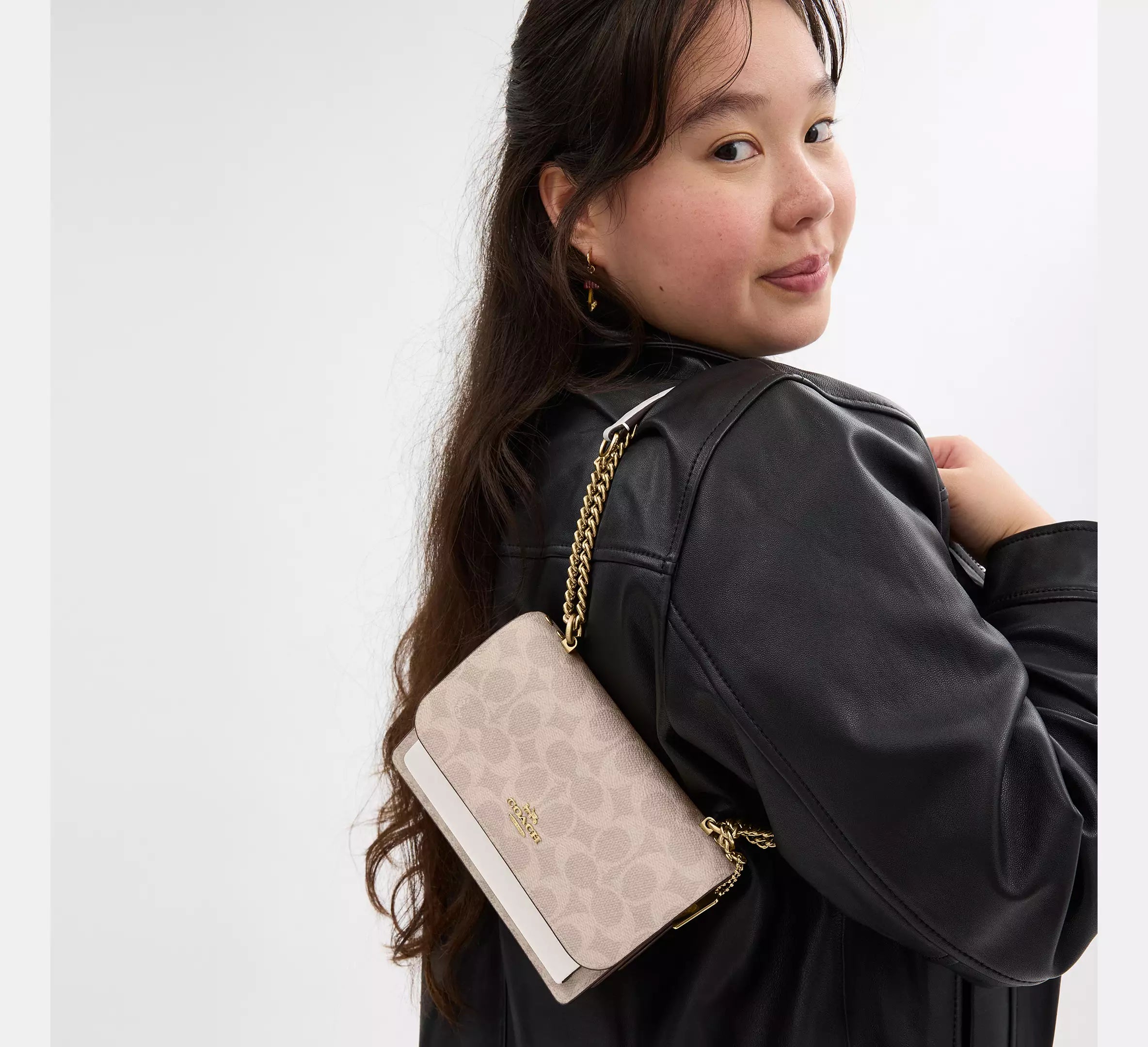 Mini Klare Crossbody In Signature Canvas