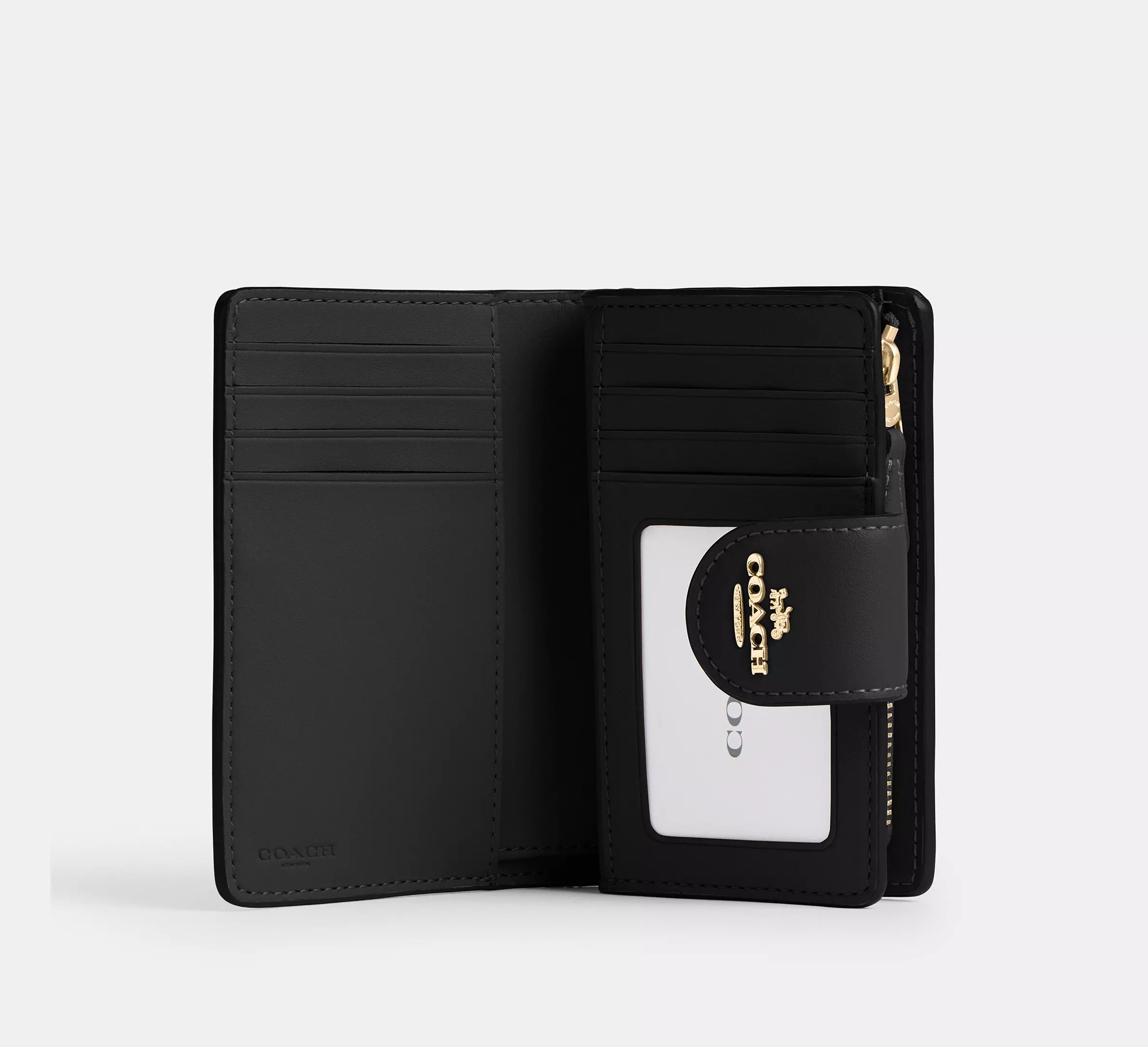 Medium Corner Zip Wallet In Signature Canvas