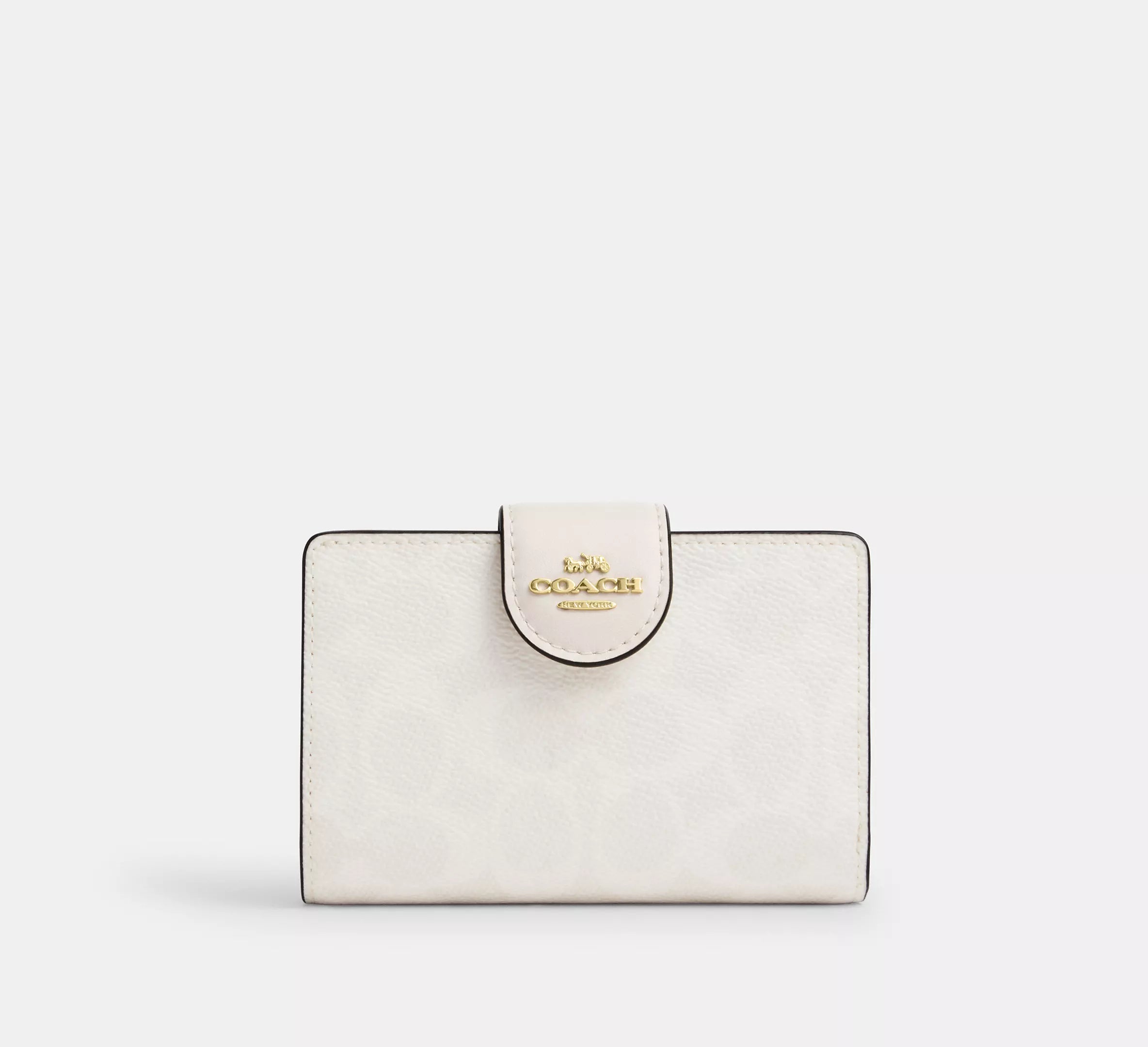 Medium Corner Zip Wallet In Signature Canvas