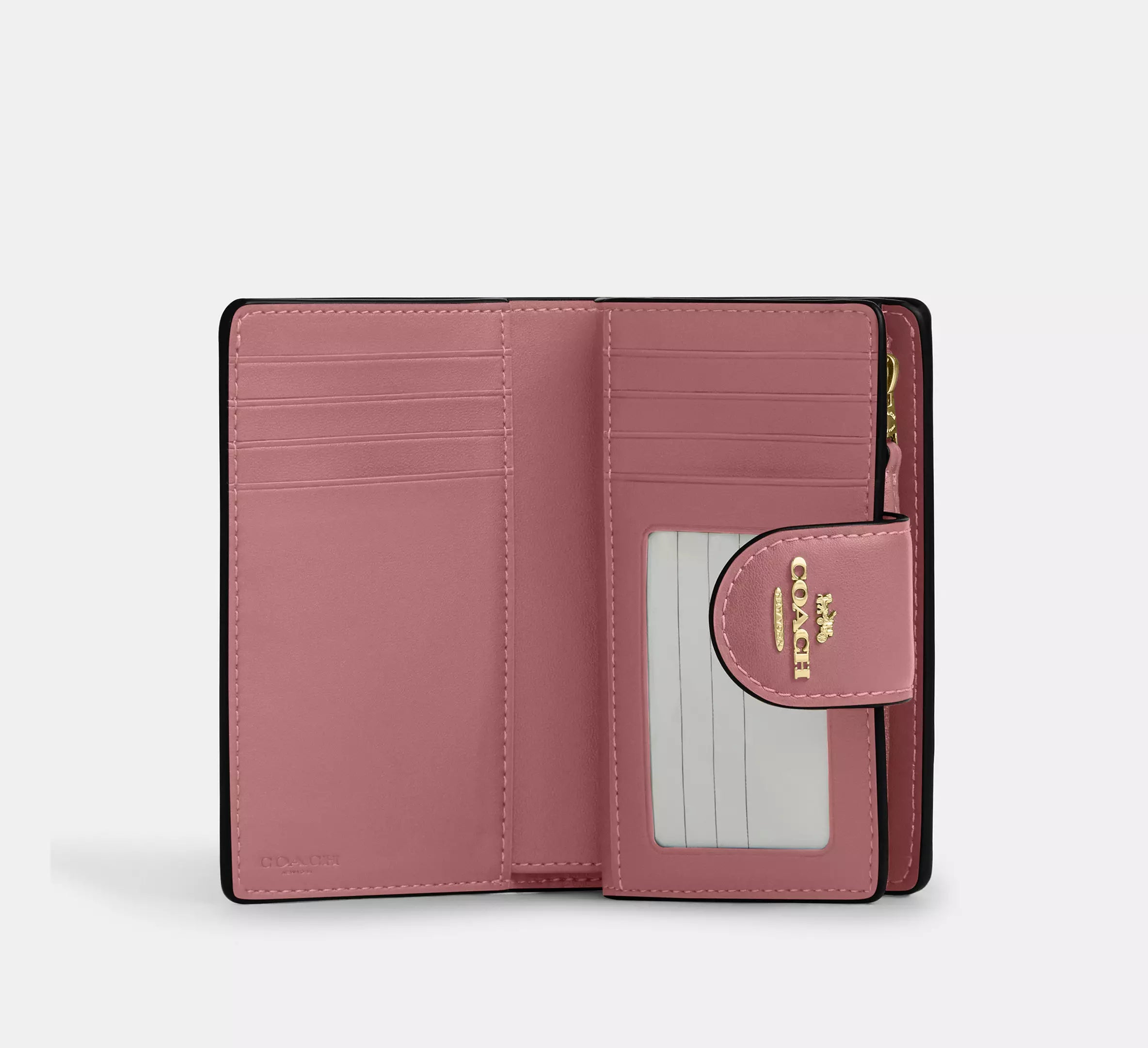 Medium Corner Zip Wallet In Signature Canvas