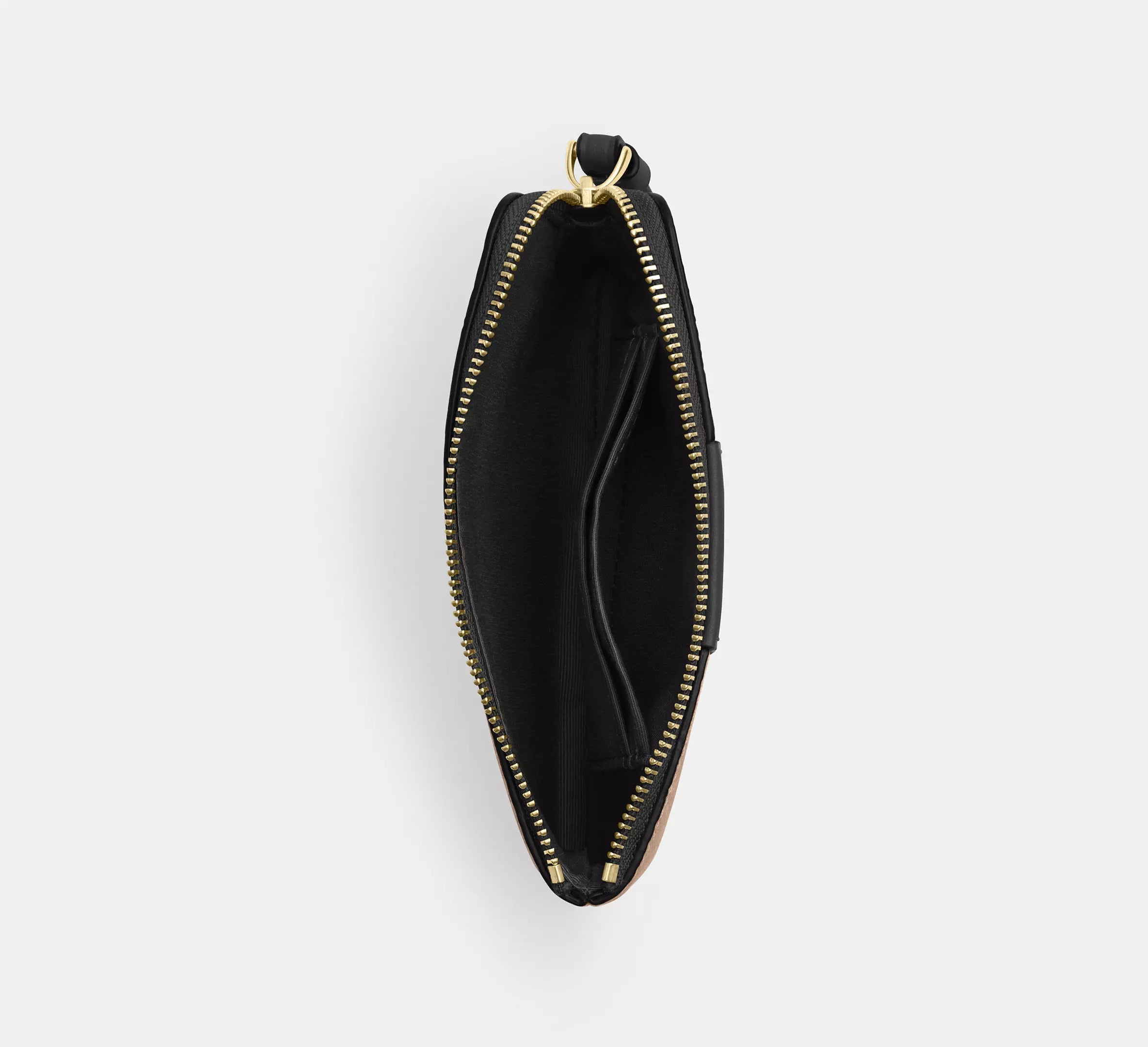 Corner Zip Wristlet In Signature Canvas With Stripe