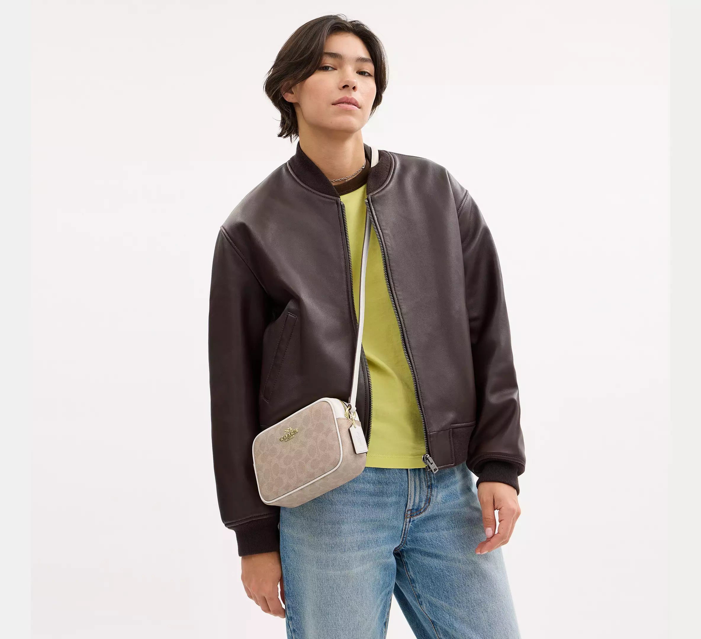 Mini Jamie Camera Bag In Signature Canvas