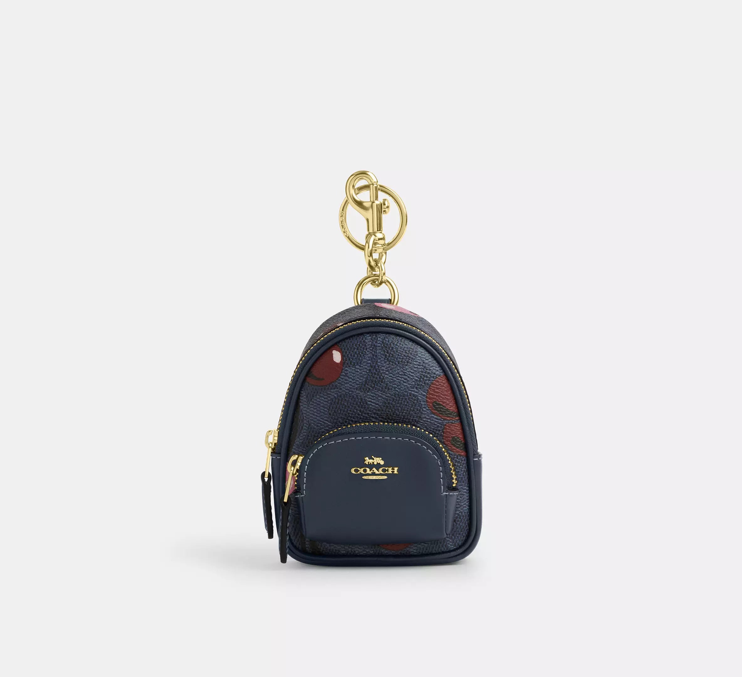 Charms In Signature Canvas With Cherry Print