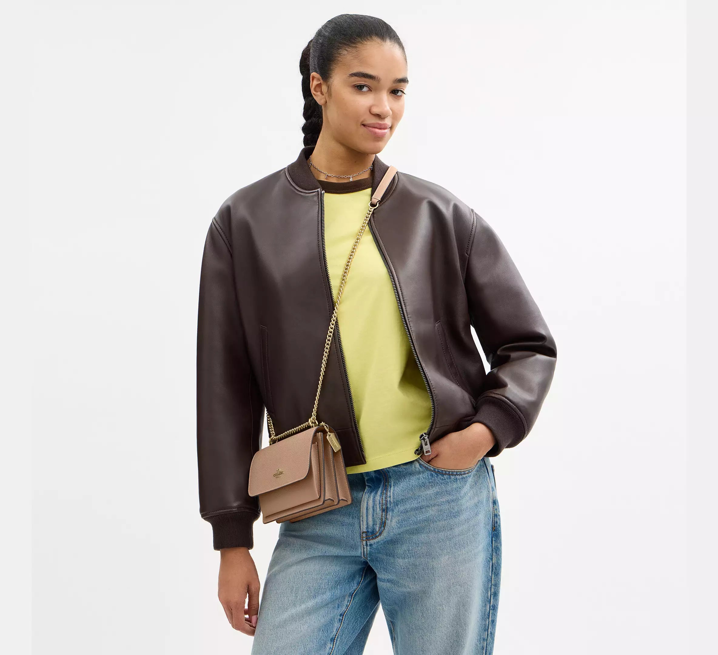 #color_CMKC Crossgran Leather Gold/Taupe