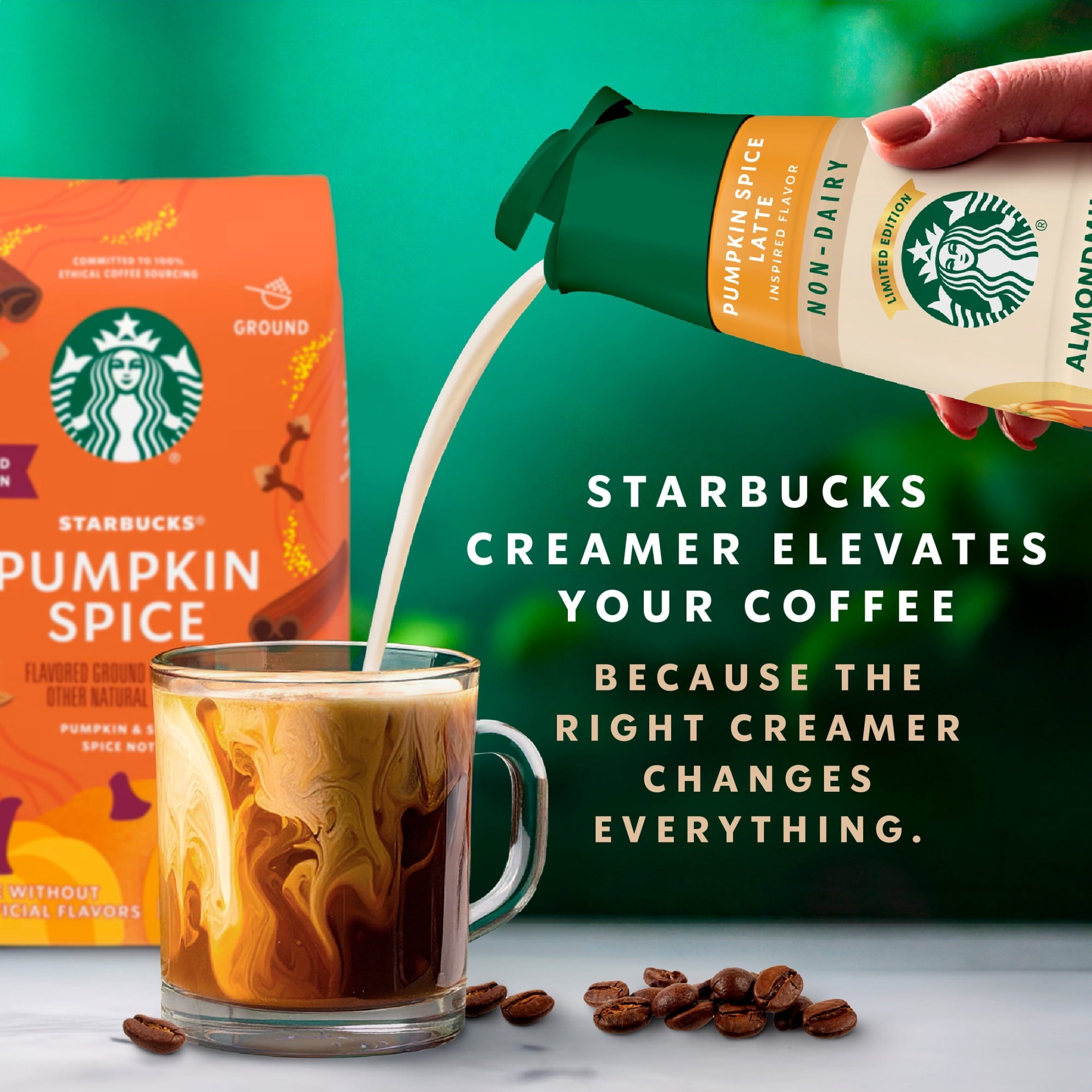 Pumpkin Spice Latte Inspired Liquid Coffee Creamer