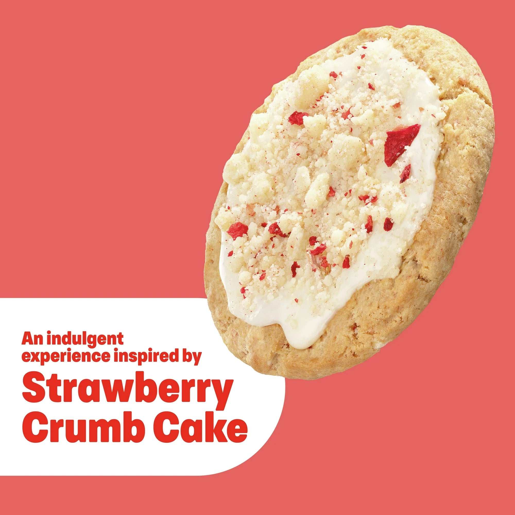 Crumbl Exfoliating Body Scrub Strawberry Cookie