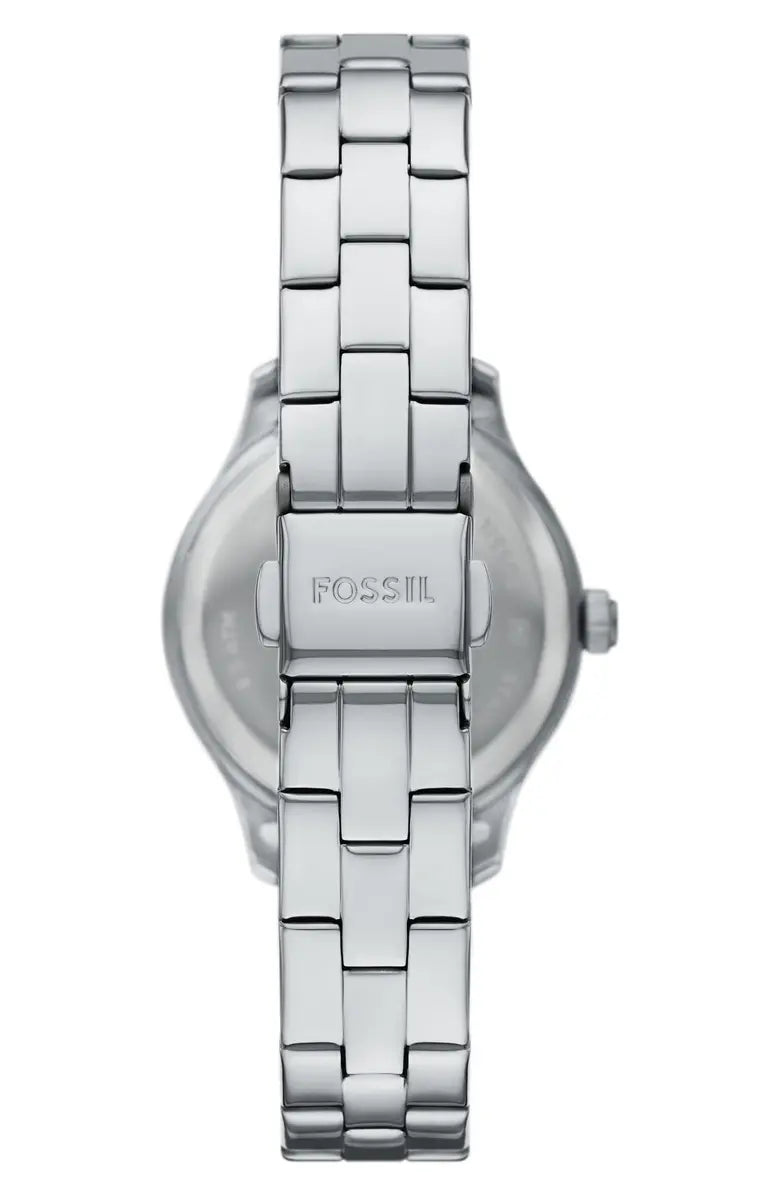 Brynn Three-Hand Stainless Steel Bracelet Watch, 30mm