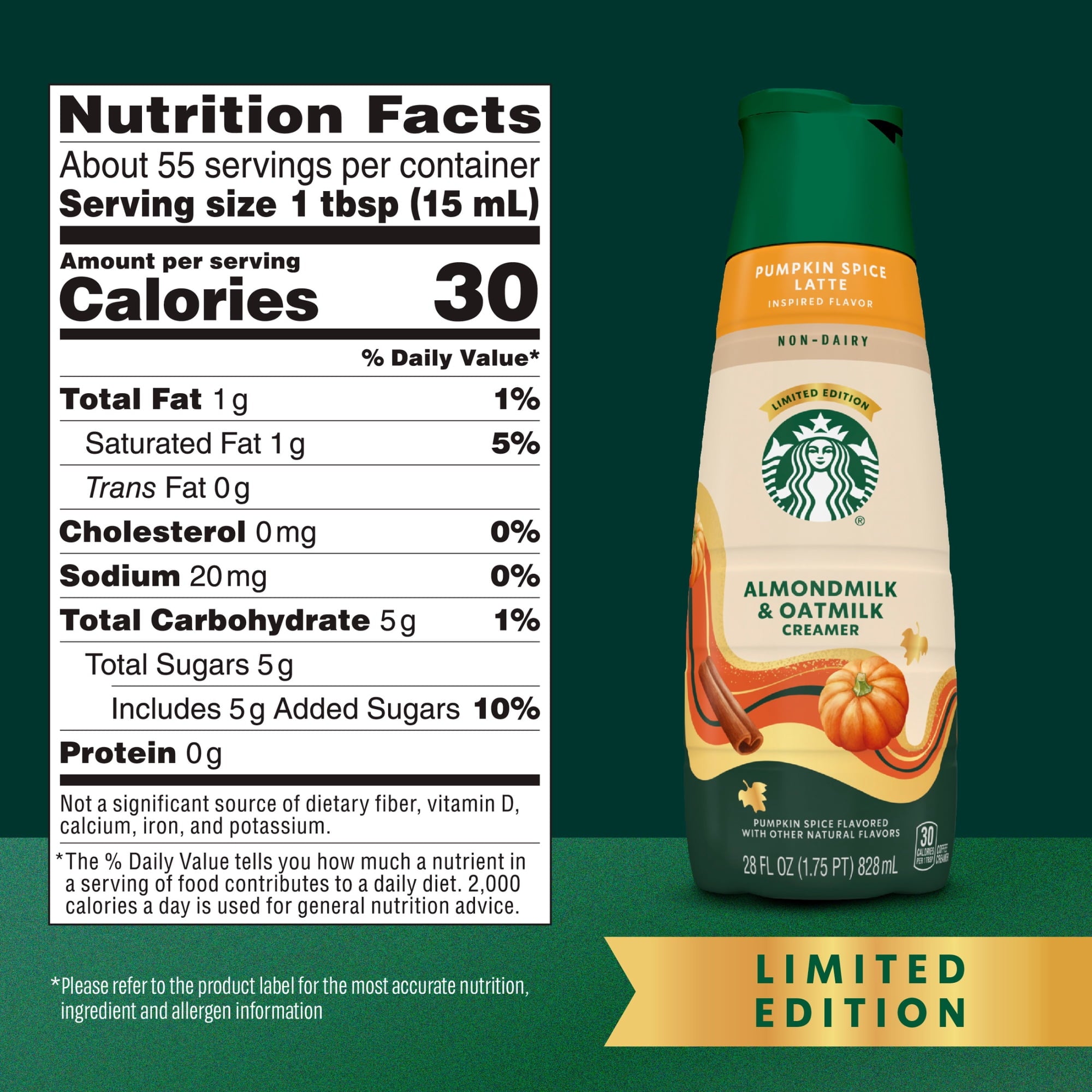 Pumpkin Spice Non-Dairy Creamer